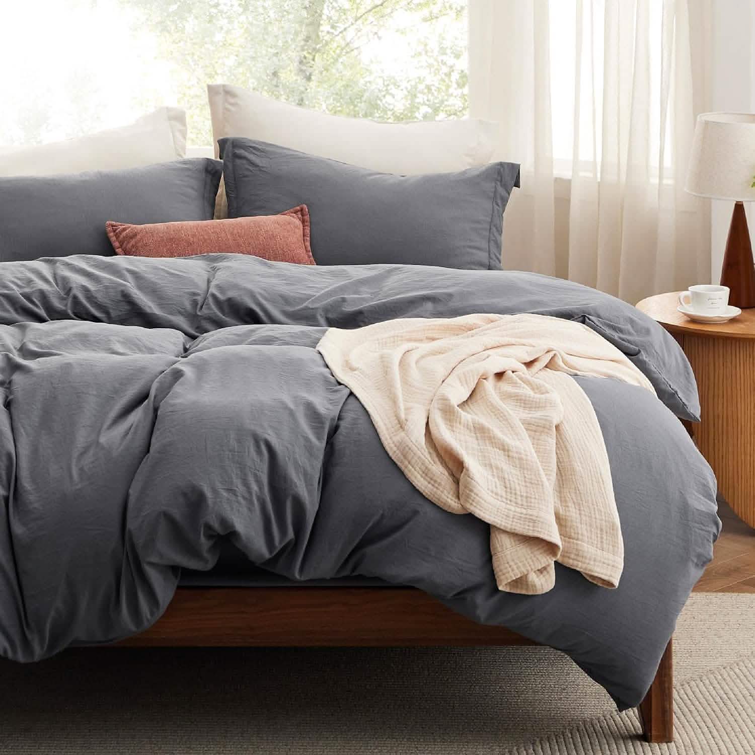 GentleSoft® Prewashed Microfiber Duvet Cover Set