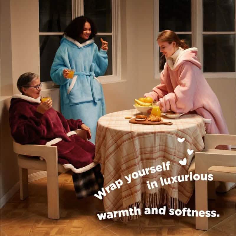 GentleSoft® Sherpa Fleece Wearable Blanket
