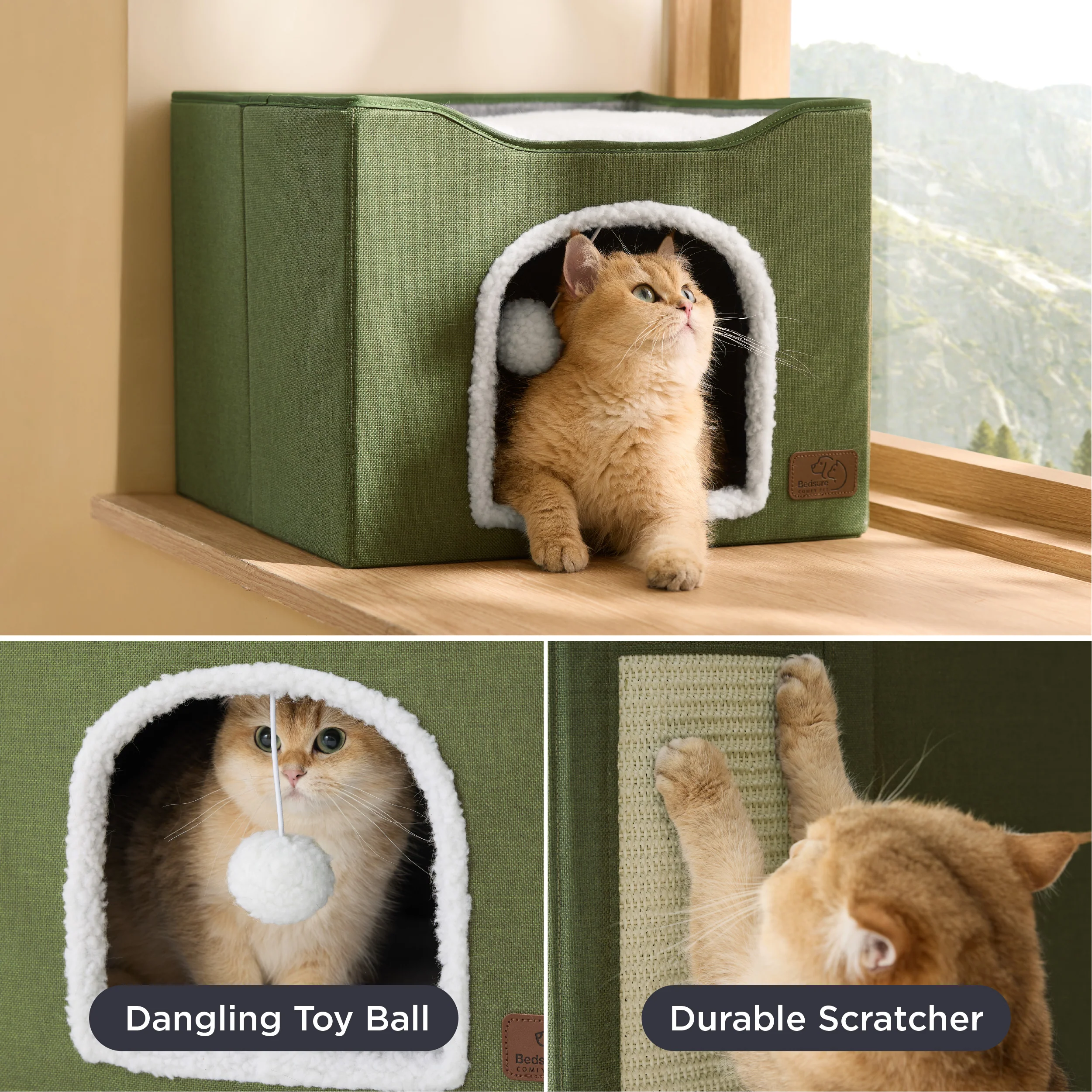 Cat Beds for Indoor Pet Cat House