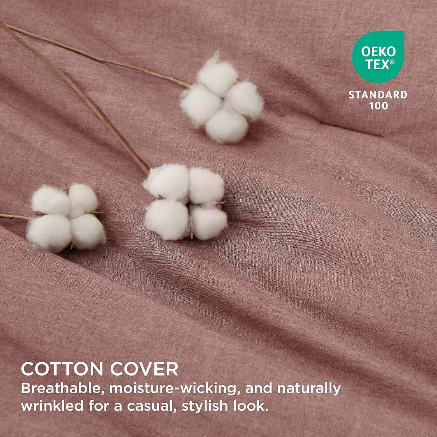 GentleSoft® Prewashed Cotton Comforter Set