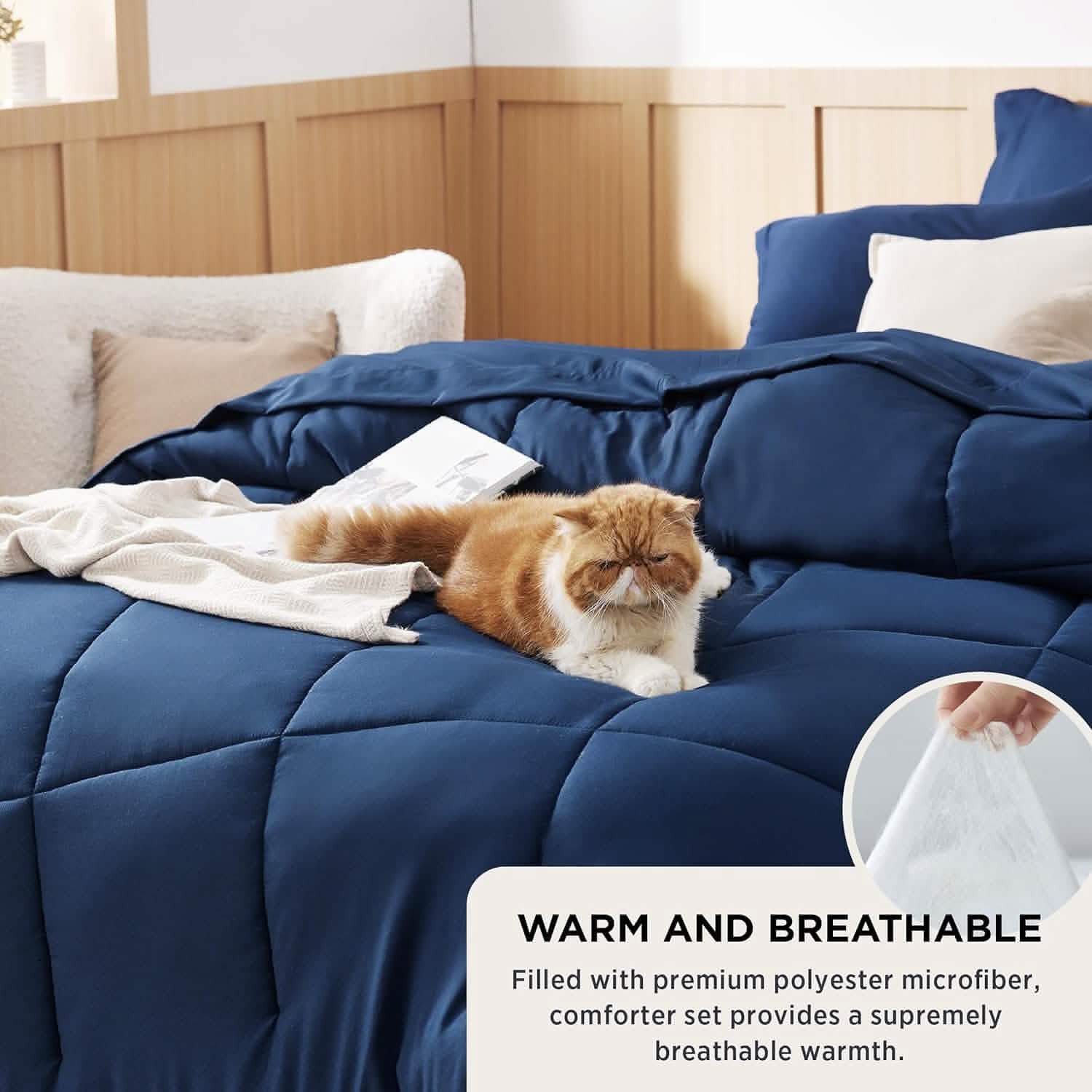 GentleSoft® Comforter Set - 7 Pieces Solid