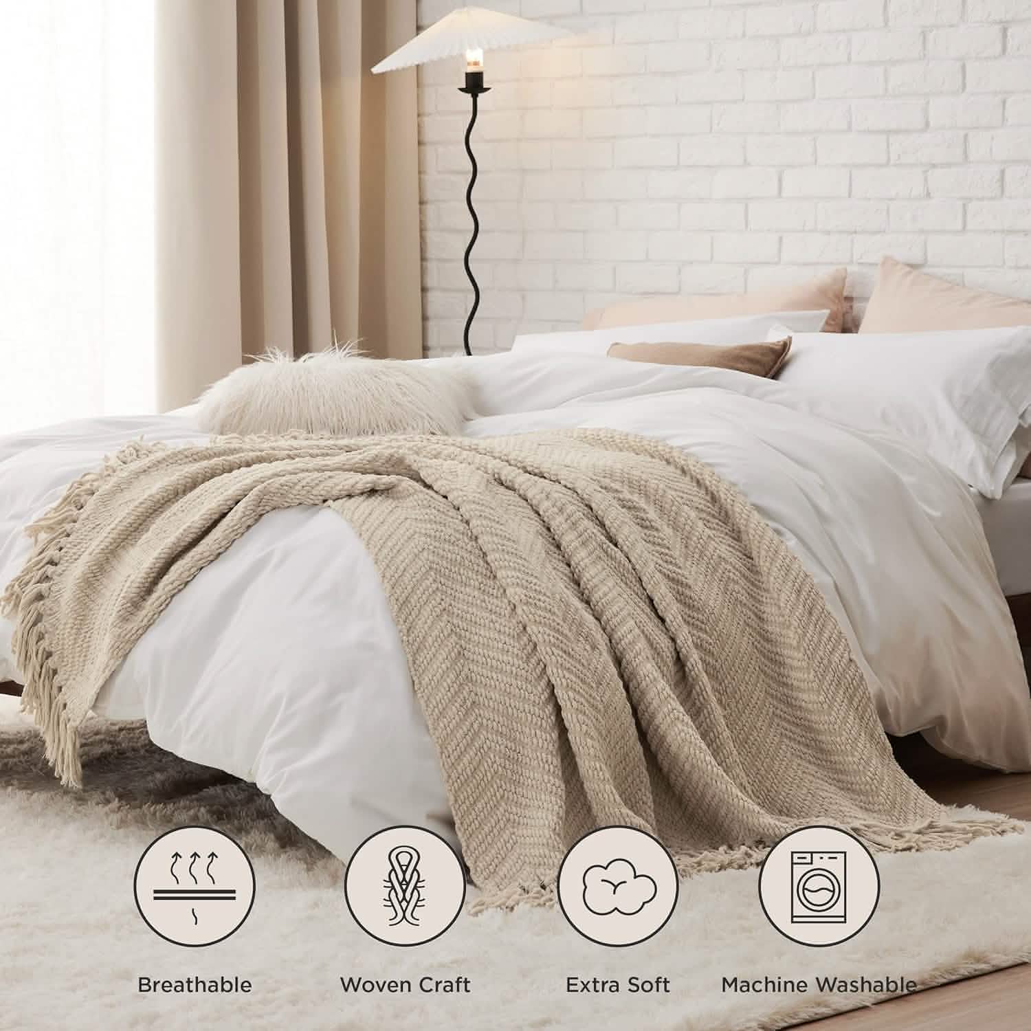 GentleSoft® GentleSoft Versatile Knit Woven Chenille Blanket