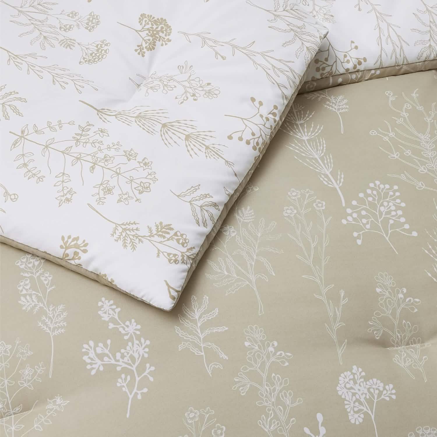 GentleSoft® Reversible Floral Print Comforter Set-2