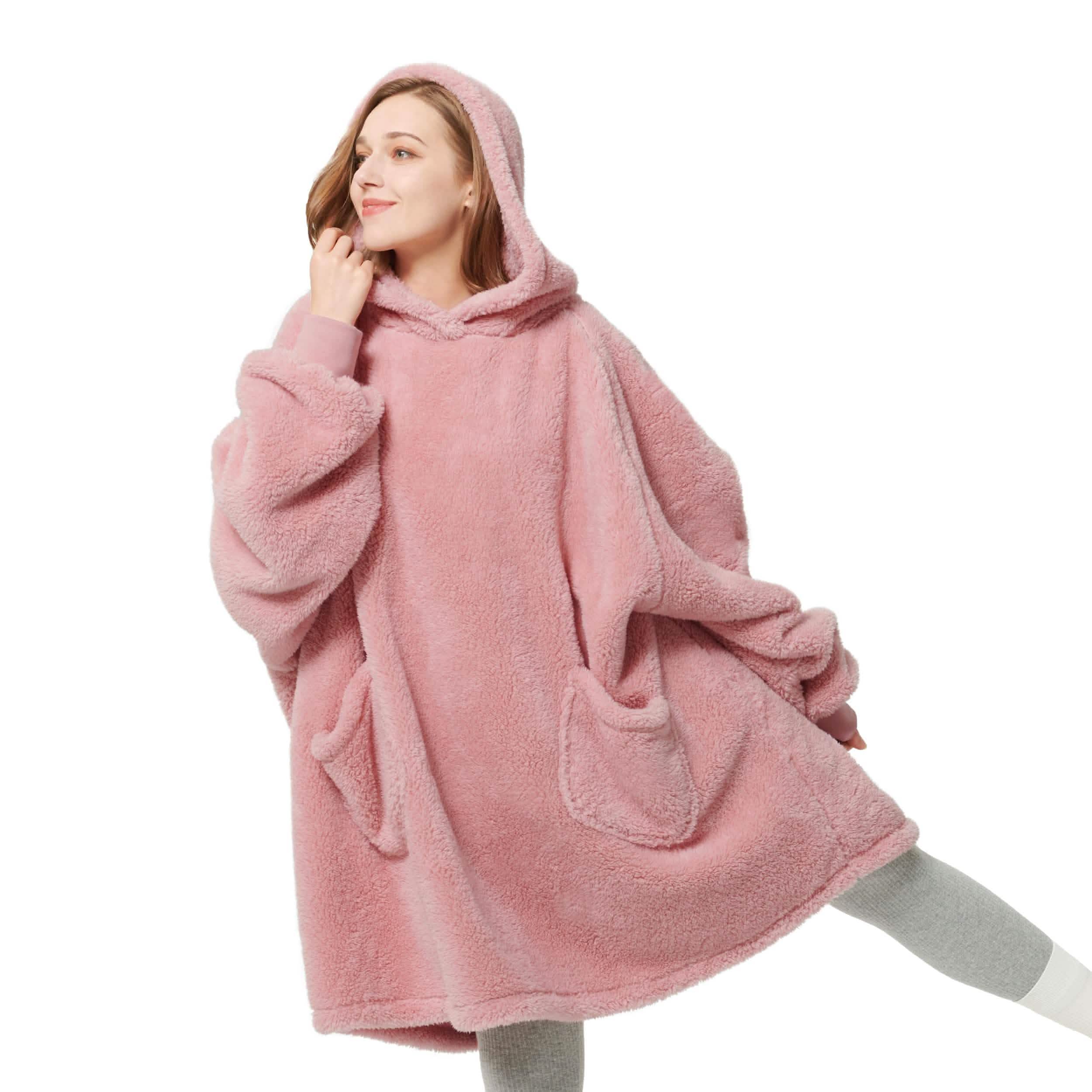 GentleSoft® Shaggy Sherpa Blanket Hoodie