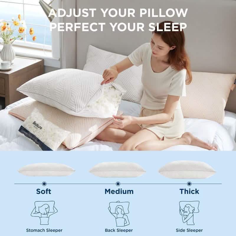 GentleSoft® Adjustable Shredded Memory Foam Pillow