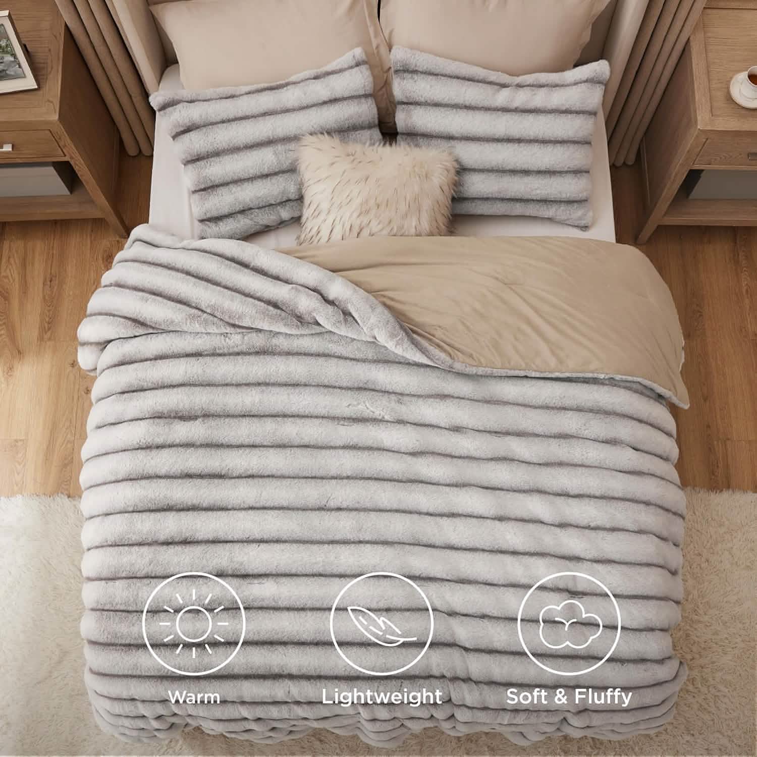 GentleSoft® Dreamy Fluffy Comforter Set