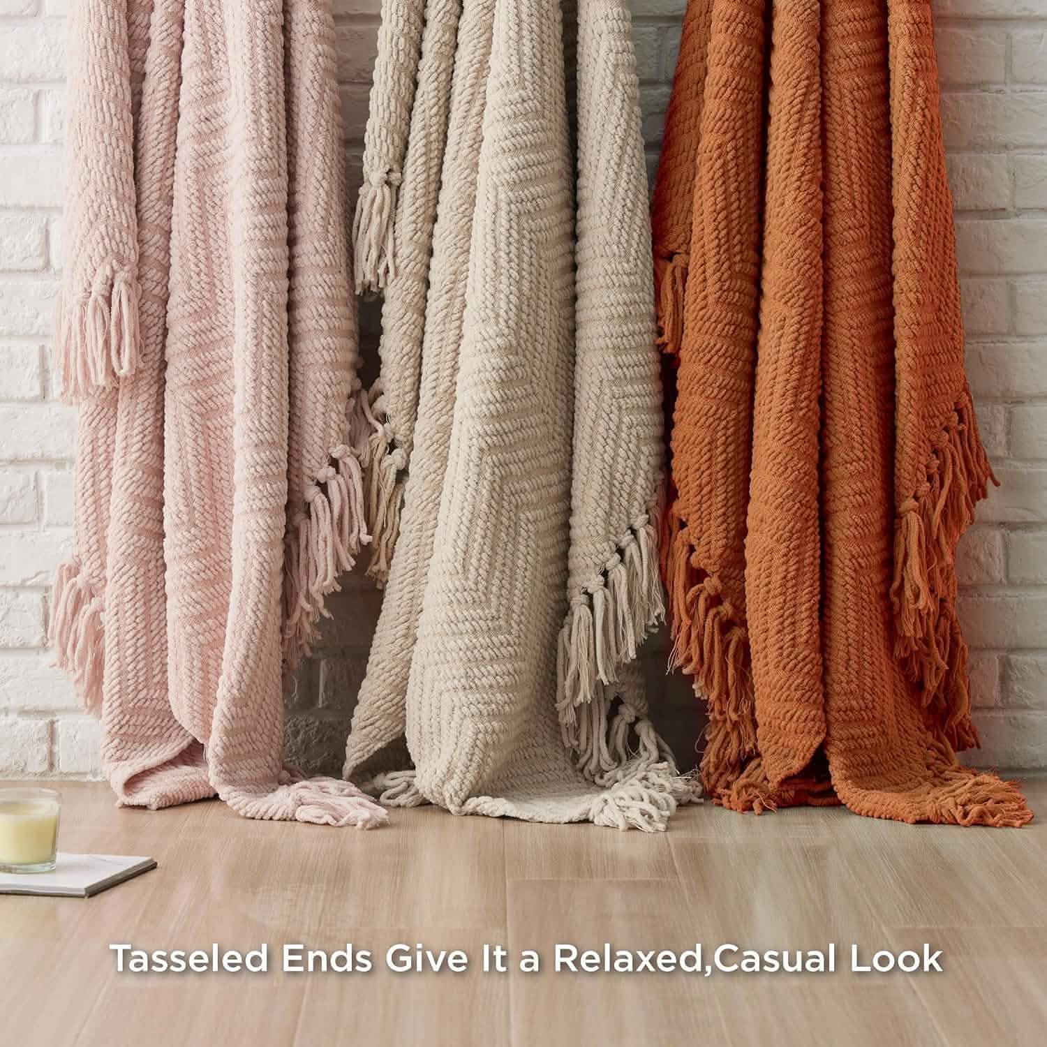 GentleSoft® GentleSoft Versatile Knit Woven Chenille Blanket