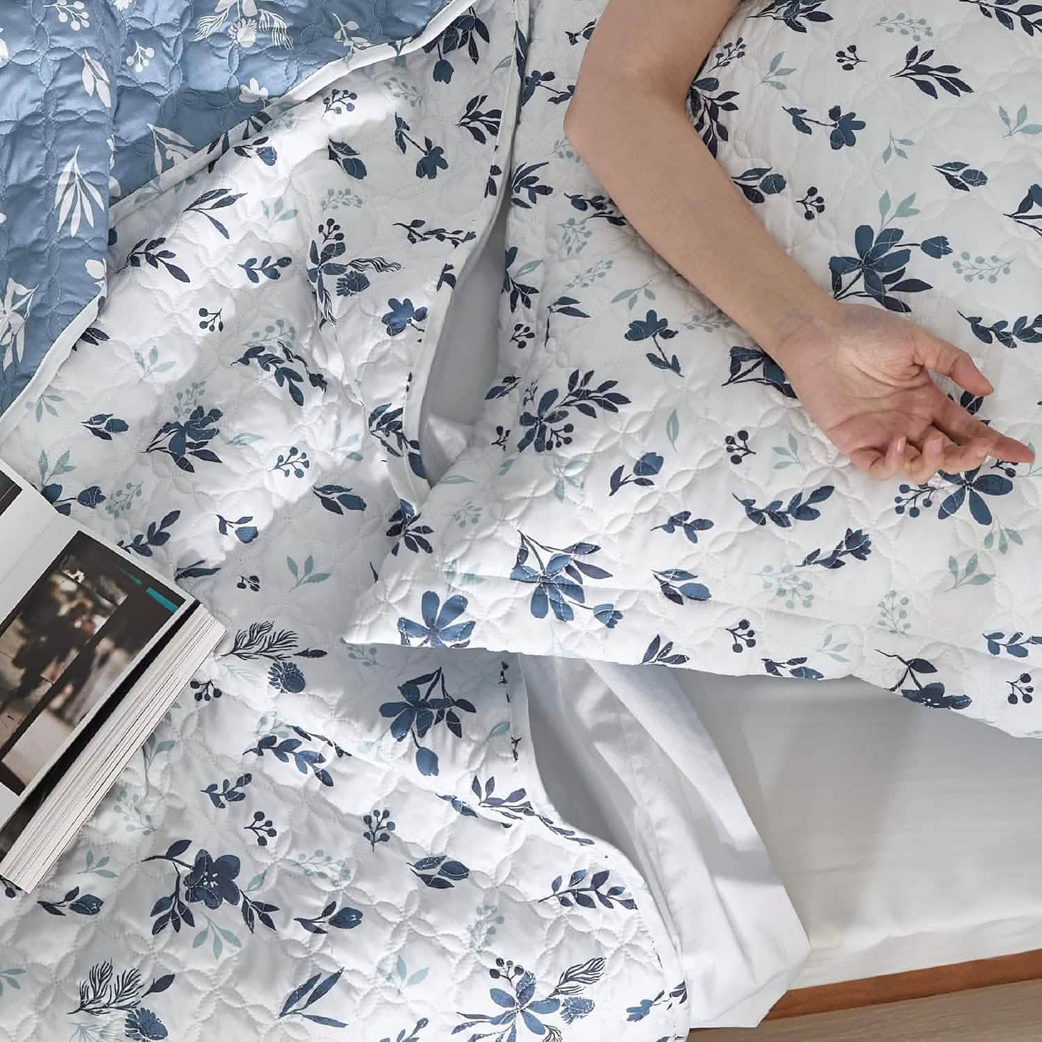 GentleSoft® Botanical Quilt Set