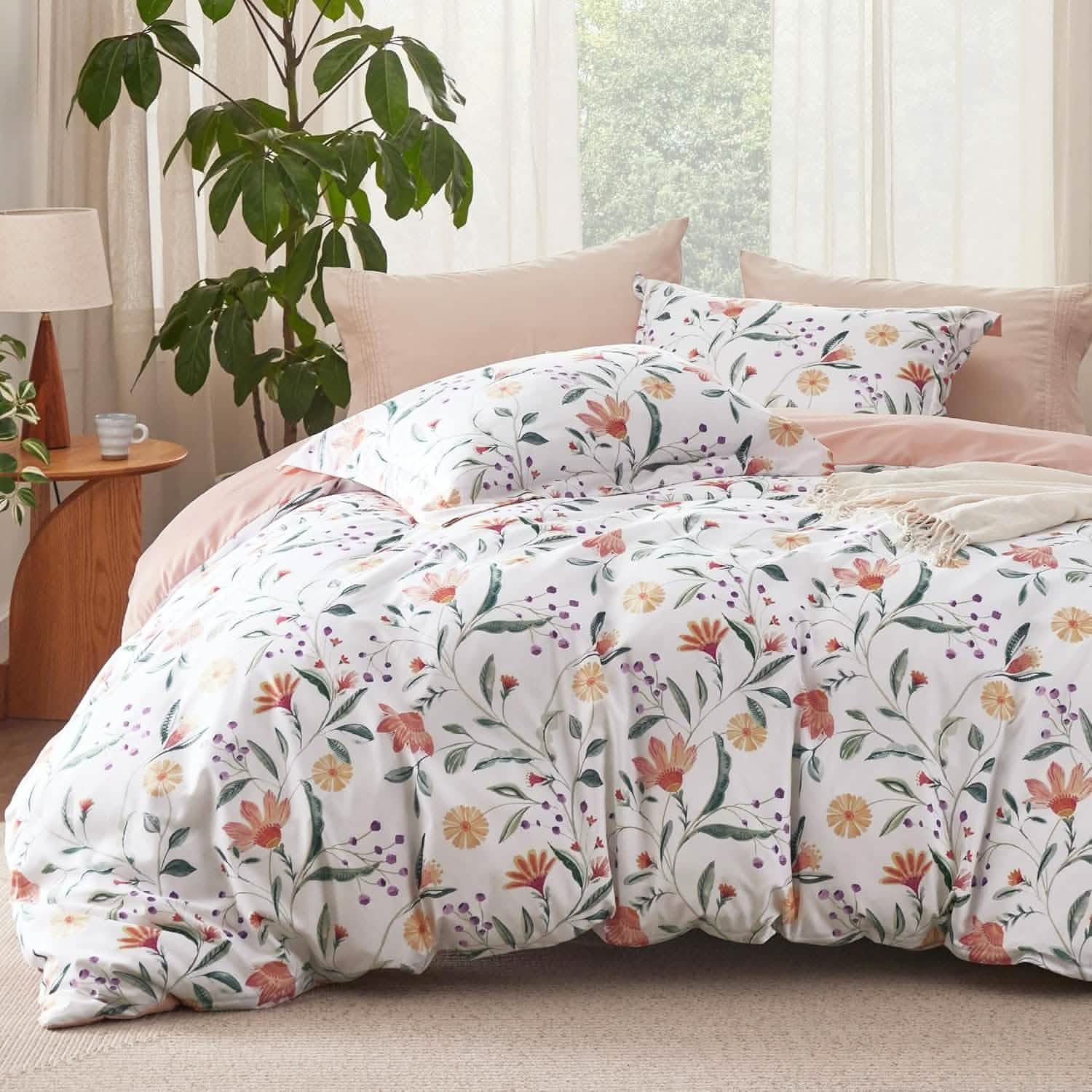GentleSoft® Reversible Pale Duvet Cover Set