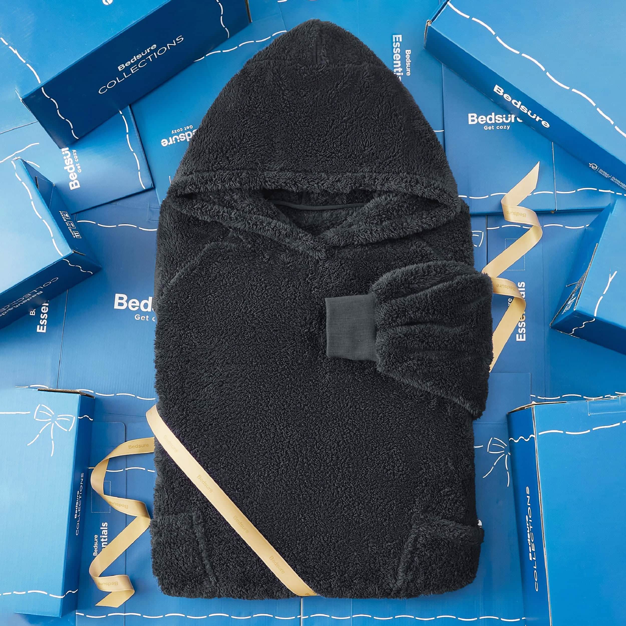 GentleSoft® Shaggy Sherpa Blanket Hoodie