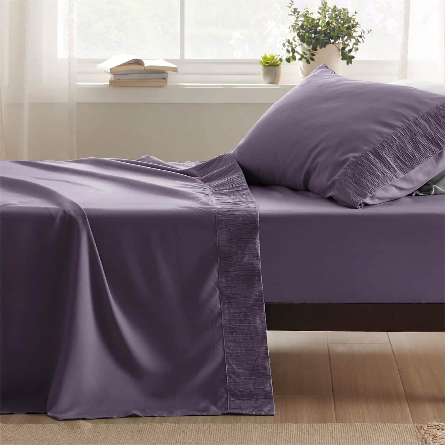 GentleSoft® Ruched Sheet Set