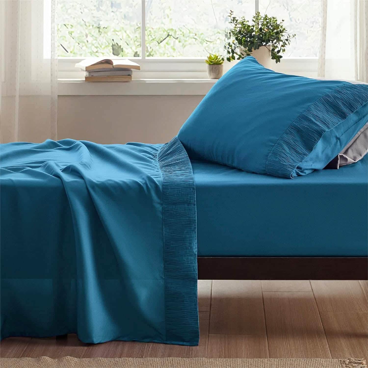 GentleSoft® Ruched Sheet Set