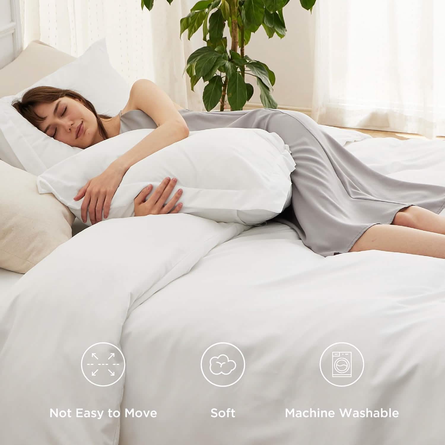 GentleSoft® Brushed Microfiber Duvet Cover Sets With Fitted Sheet