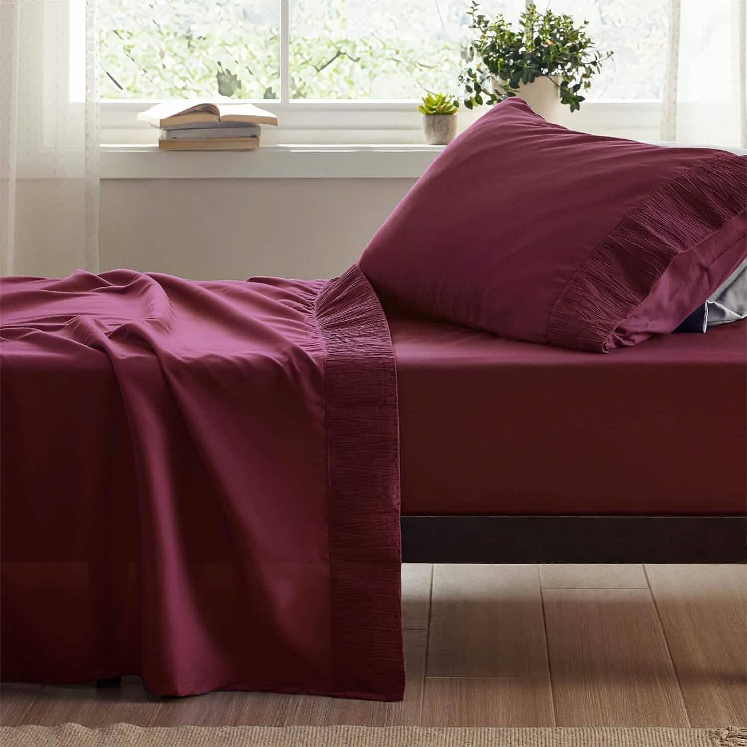 GentleSoft® Ruched Sheet Set