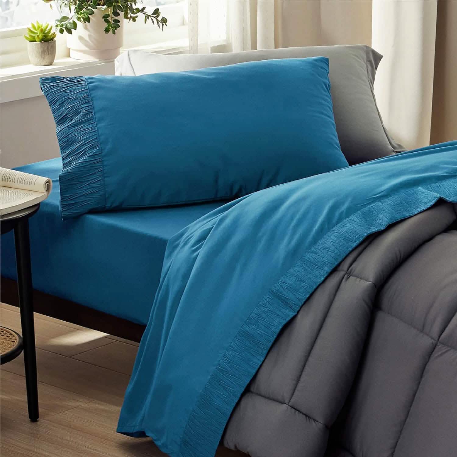 GentleSoft® Ruched Sheet Set