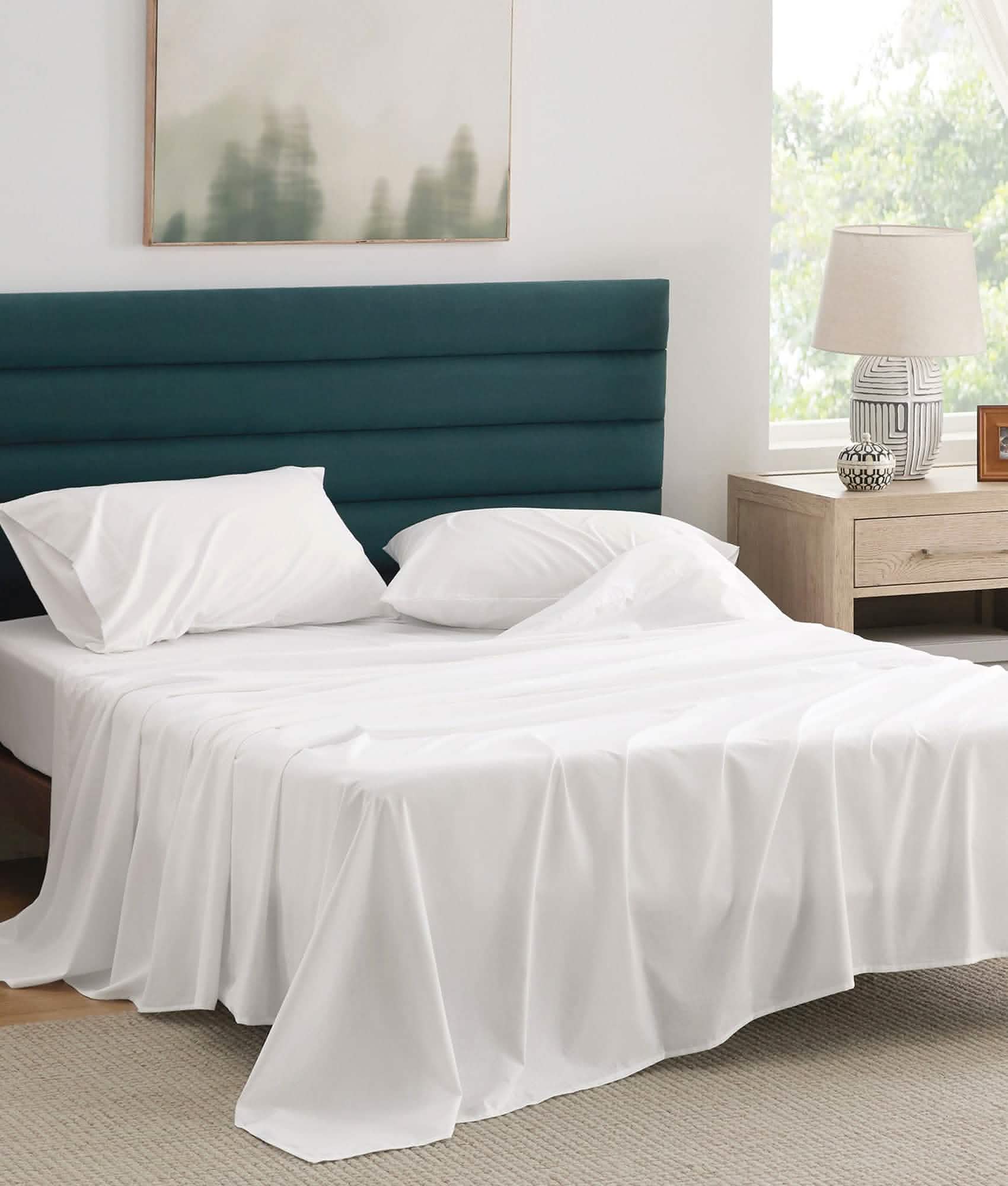 GentleSoft® Cotton Percale Weave Sheet Set