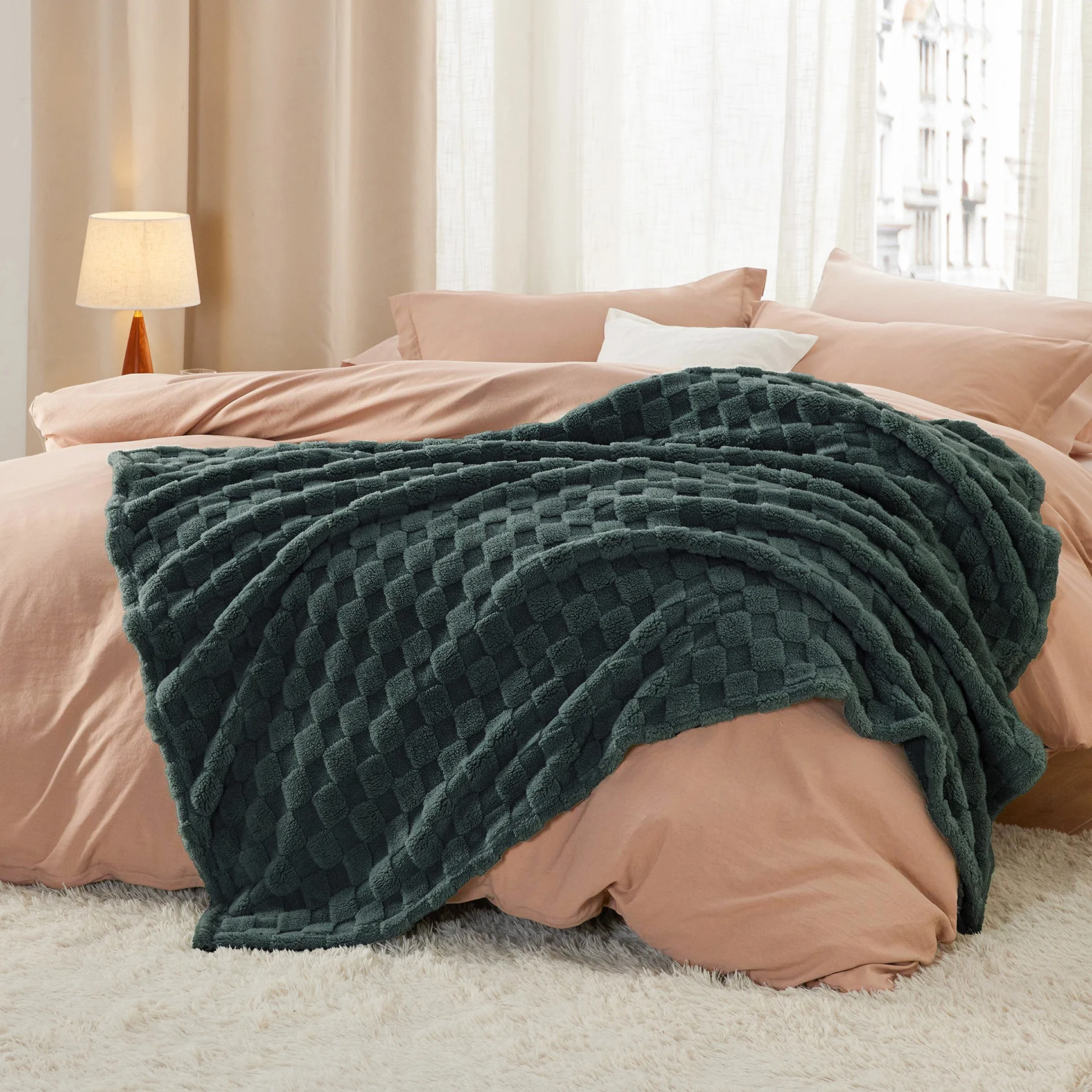 GentleSoft® Jacquard Shaggy Sherpa Blanket