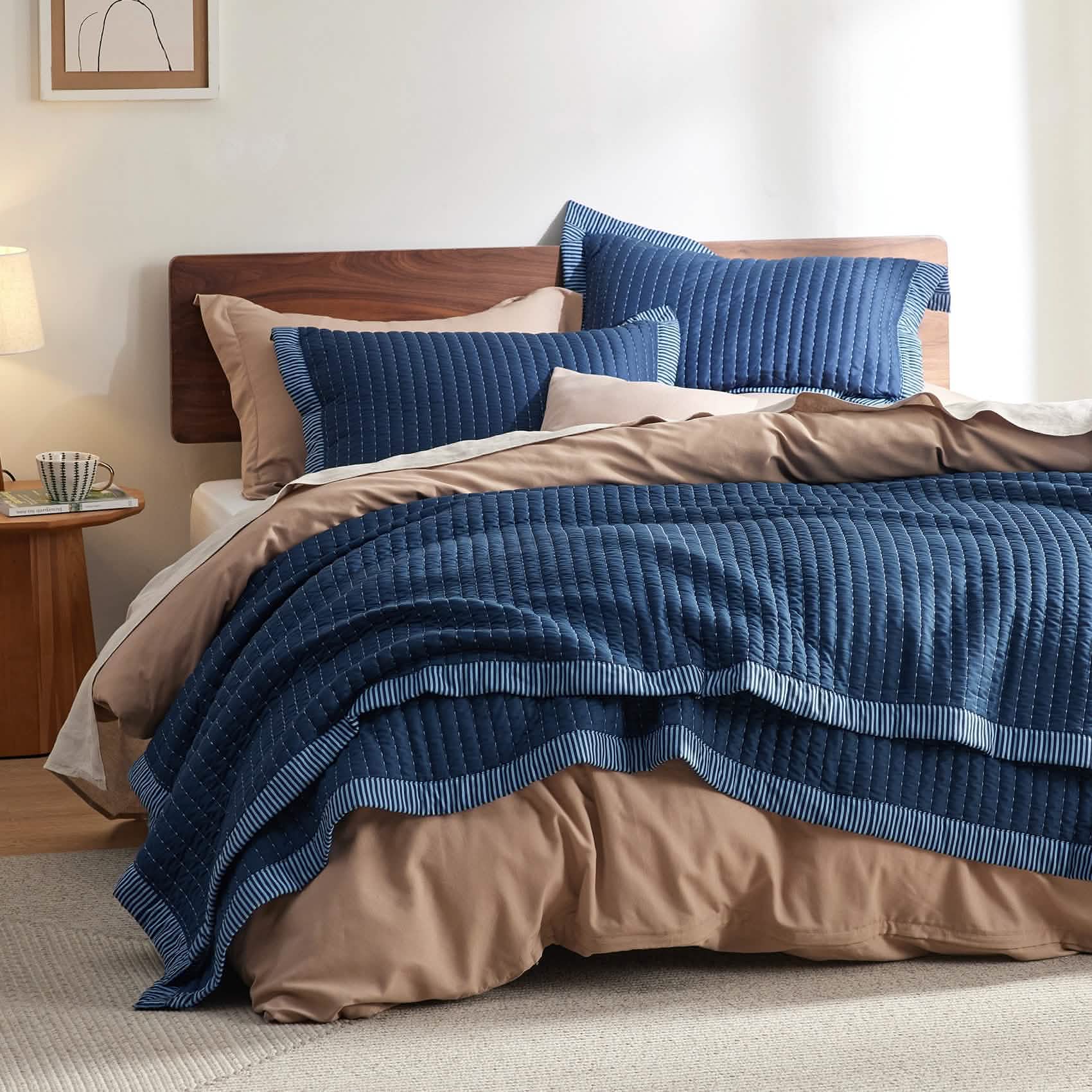 GentleSoft® Corduroy Pattern Quilt Set