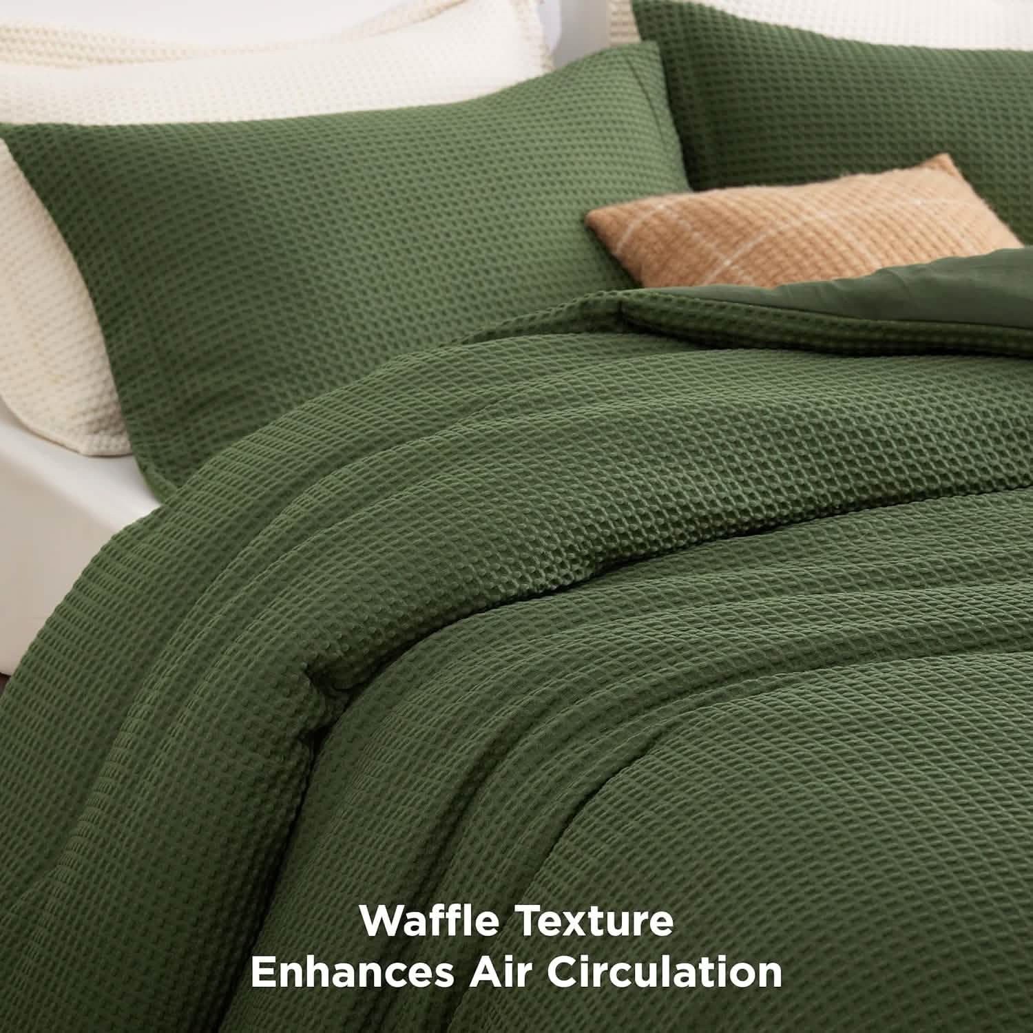 GentleSoft® Classic Waffle Weave Comforter Set