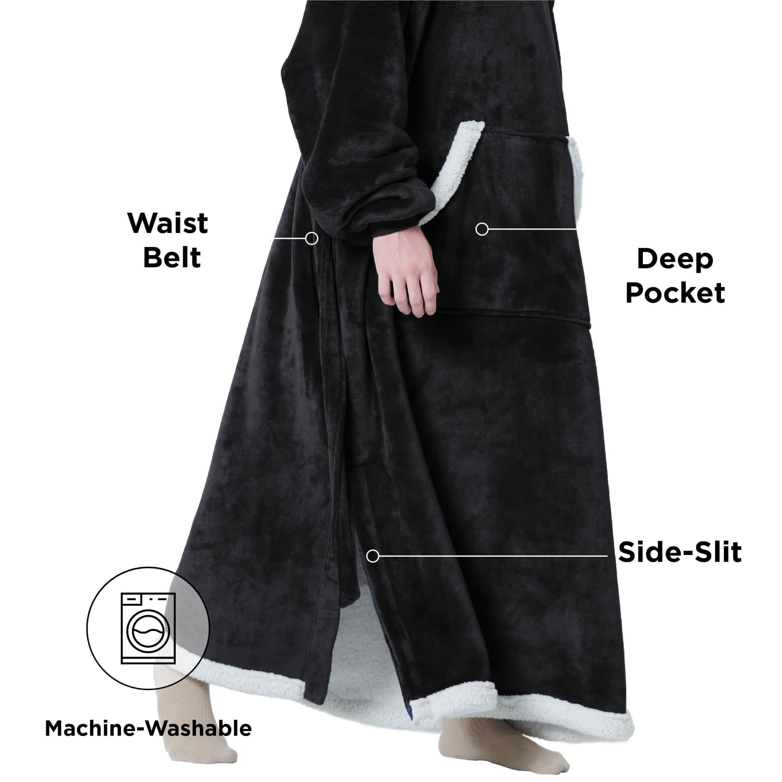 GentleSoft® Sherpa Fleece Wearable Blanket
