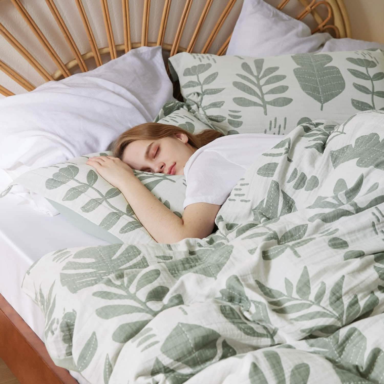 GentleSoft® Cotton Muslin Duvet Cover Set