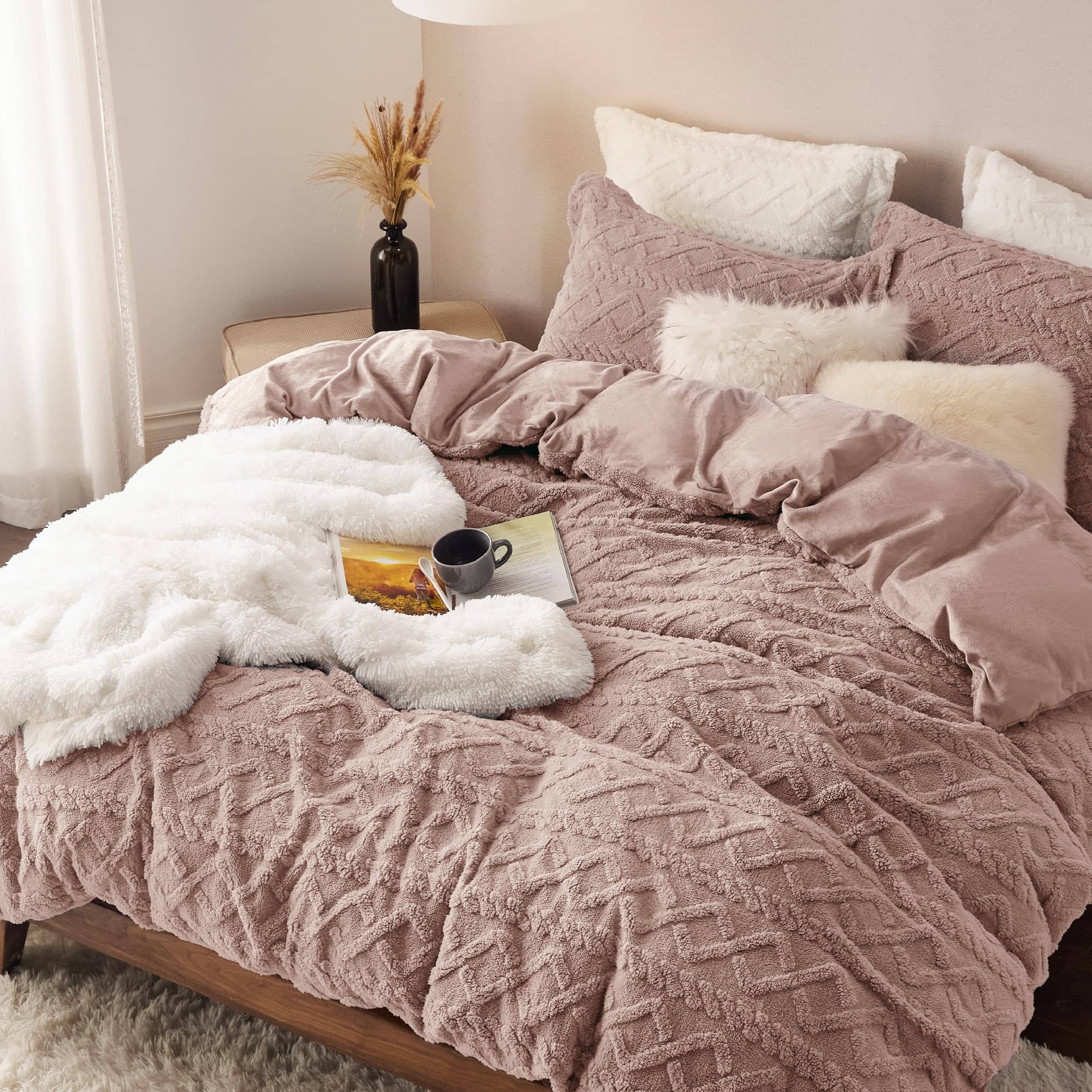 GentleSoft® Fluffy Boho Duvet Cover Set