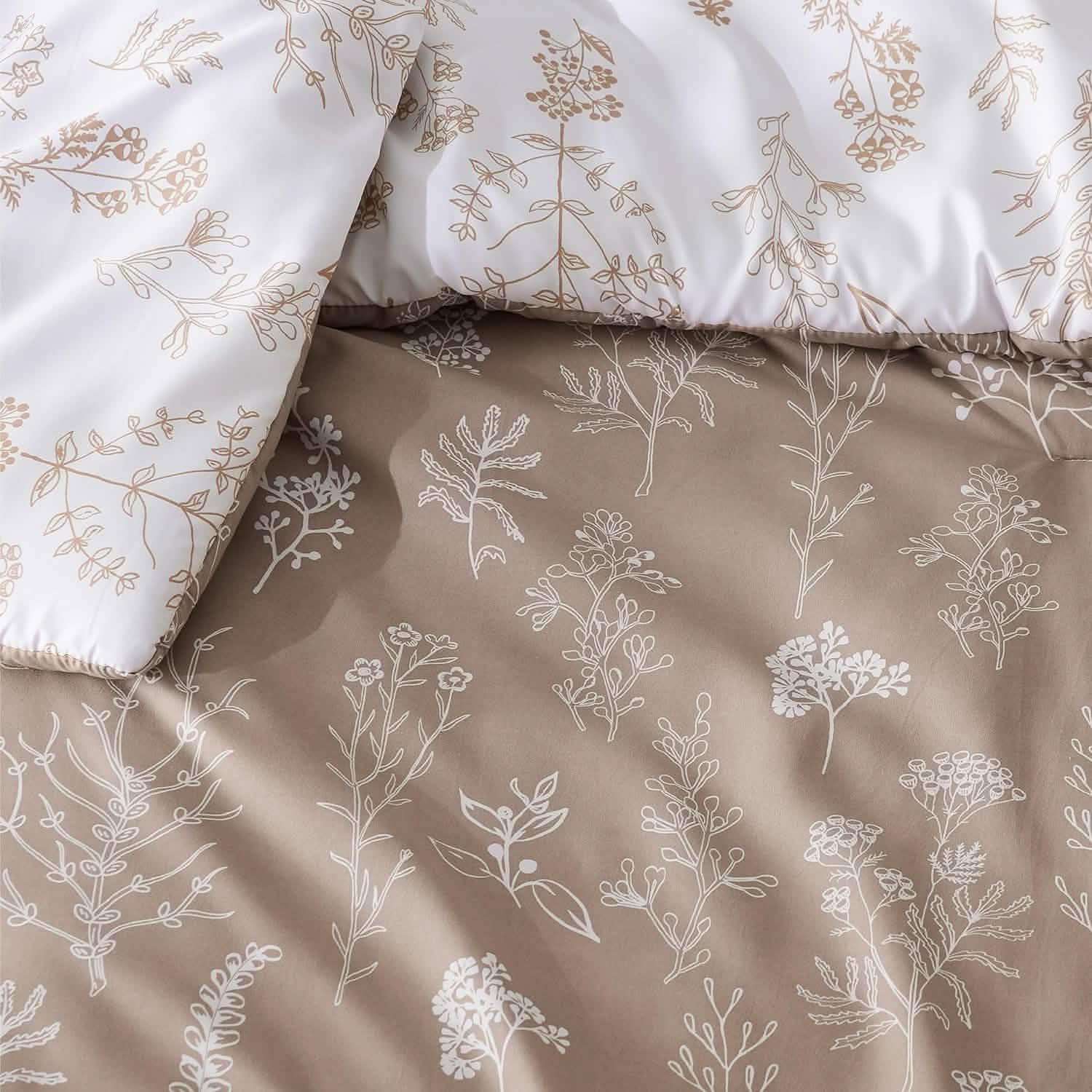 GentleSoft® Reversible Floral Print Comforter Set-2