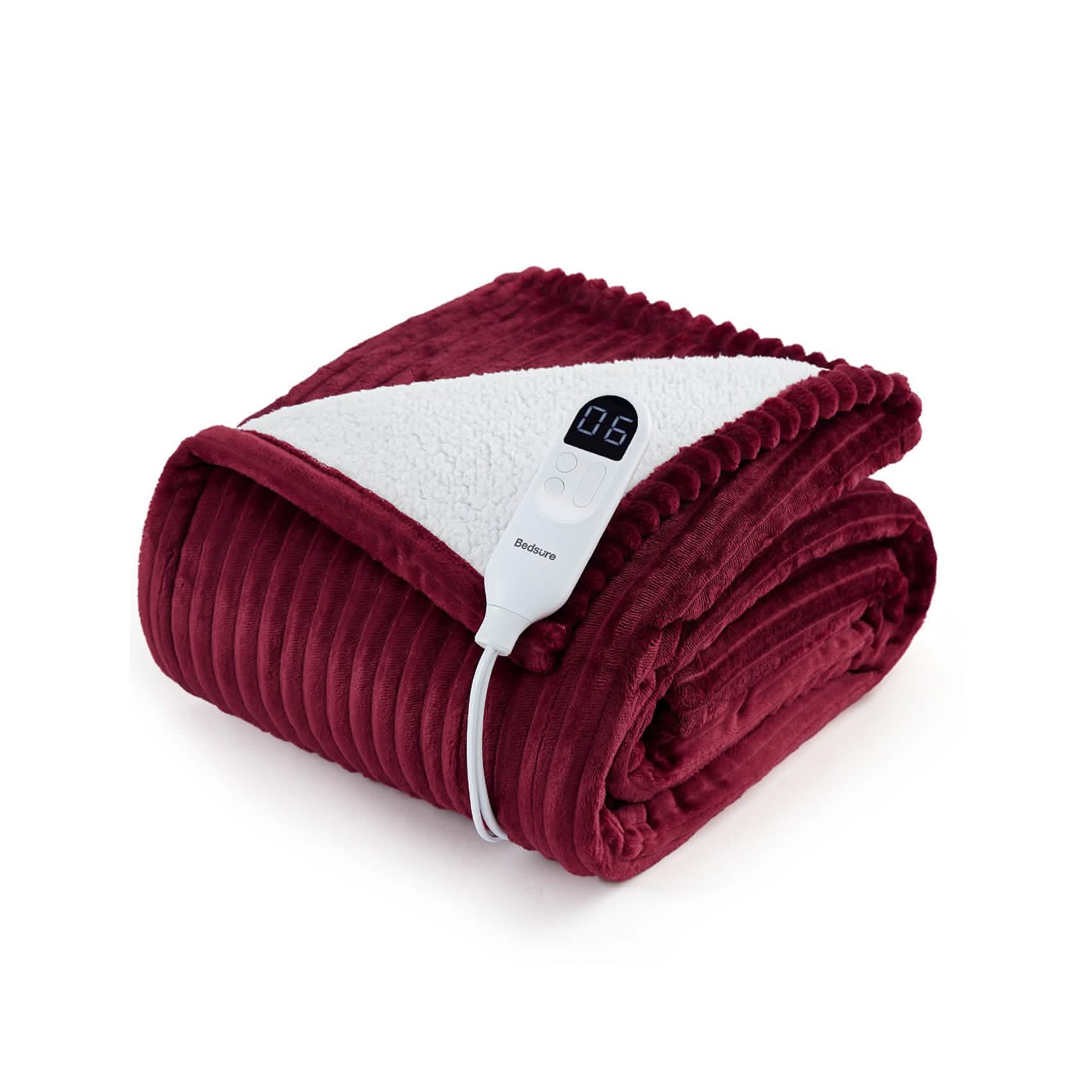 GentleSoft® Ribbed Heated Blanket