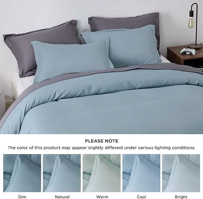 GentleSoft® Brushed Microfiber Duvet Cover Sets With Fitted Sheet