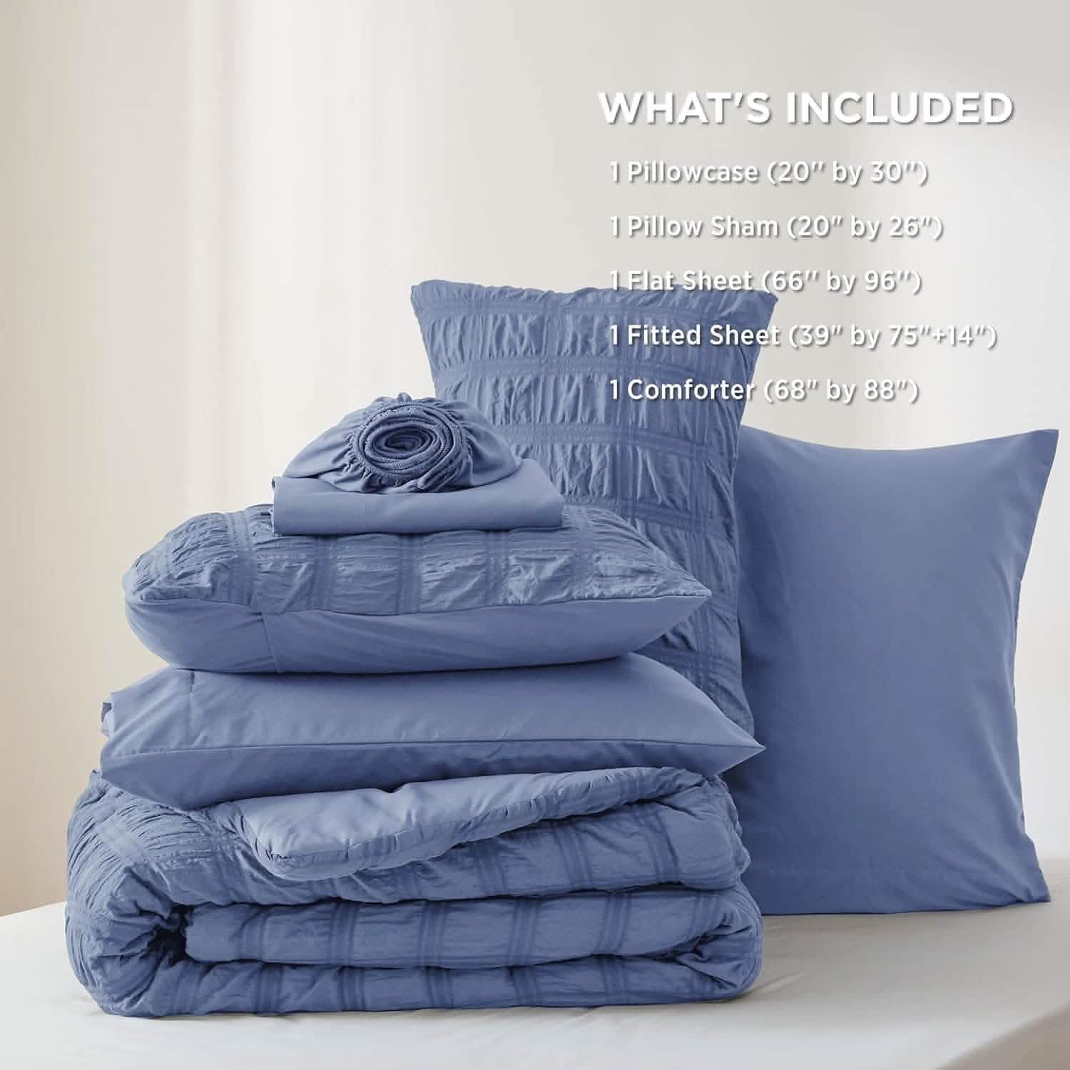 GentleSoft® Seersucker Bed-in-a-Bag