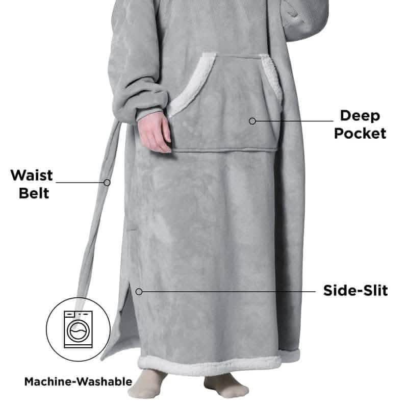 GentleSoft® Sherpa Fleece Wearable Blanket