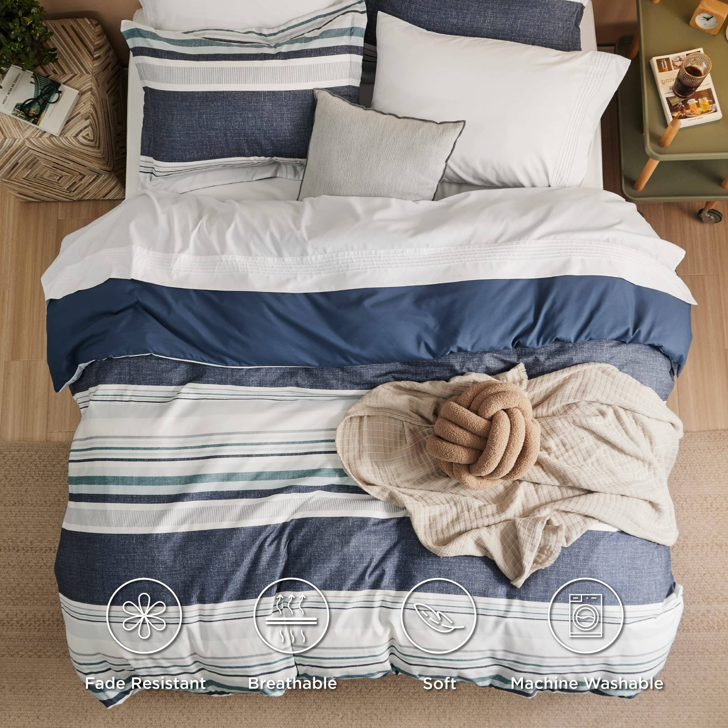 GentleSoft® Microfiber Duvet Cover Set Twin