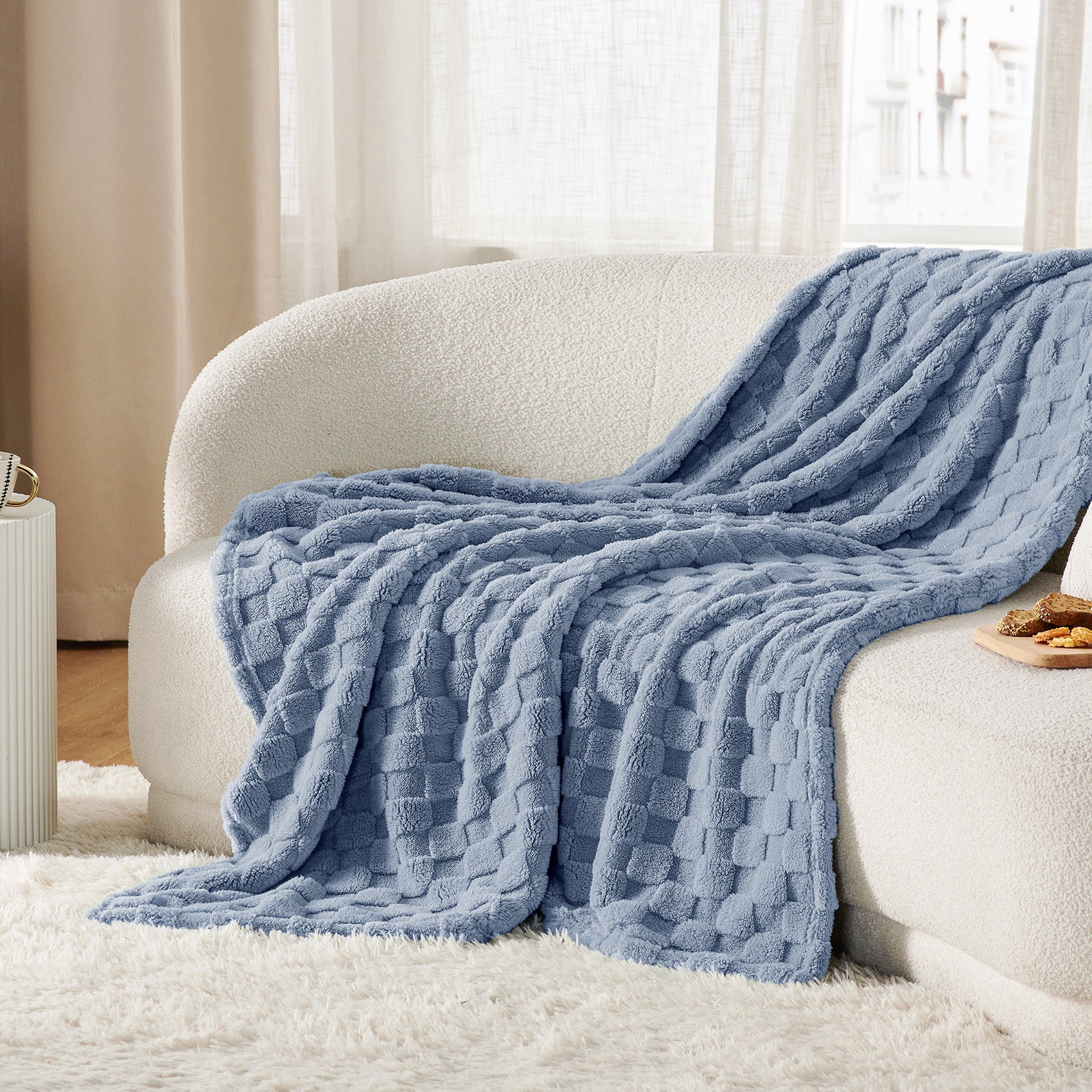 GentleSoft® Jacquard Shaggy Sherpa Blanket