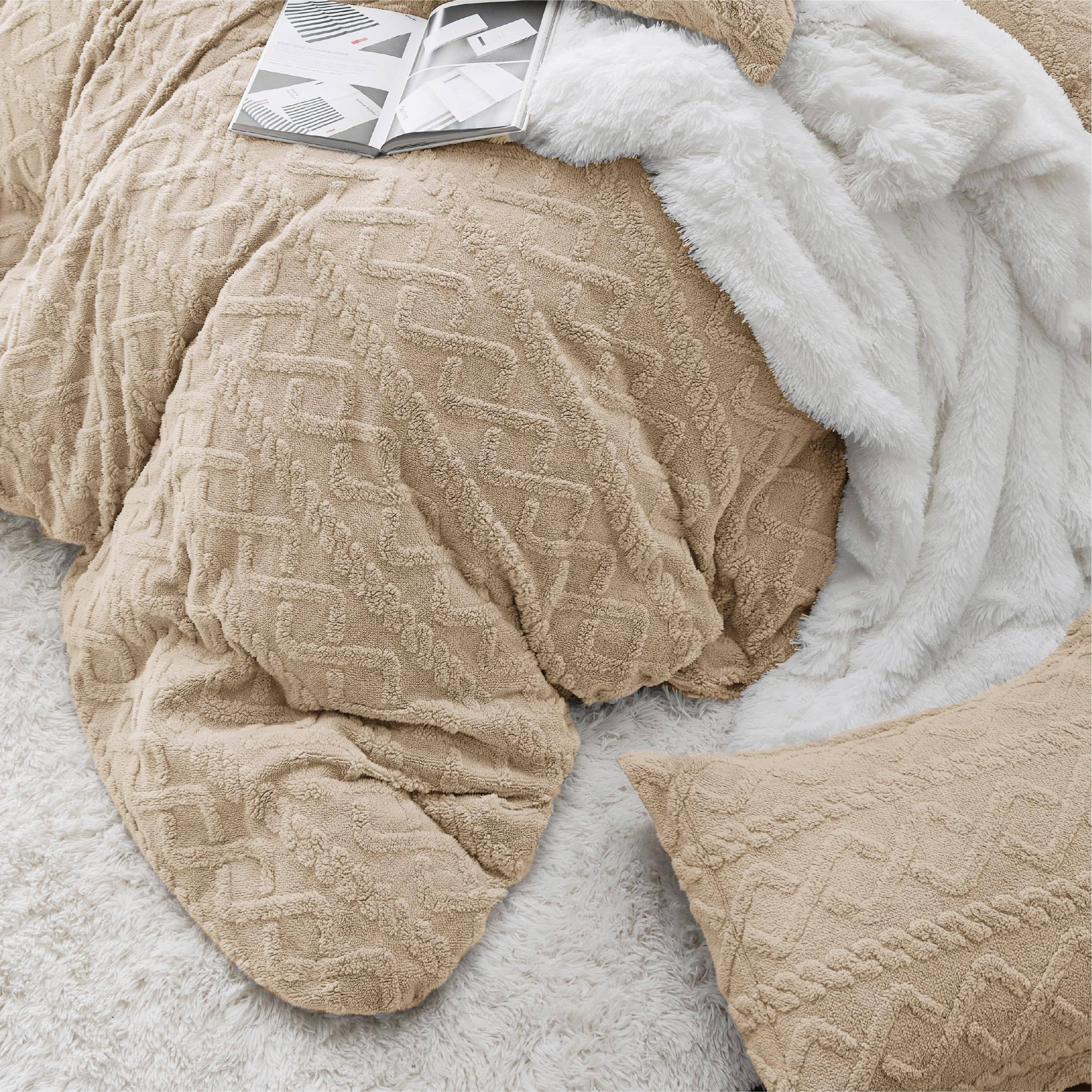 GentleSoft® Fluffy Boho Duvet Cover Set