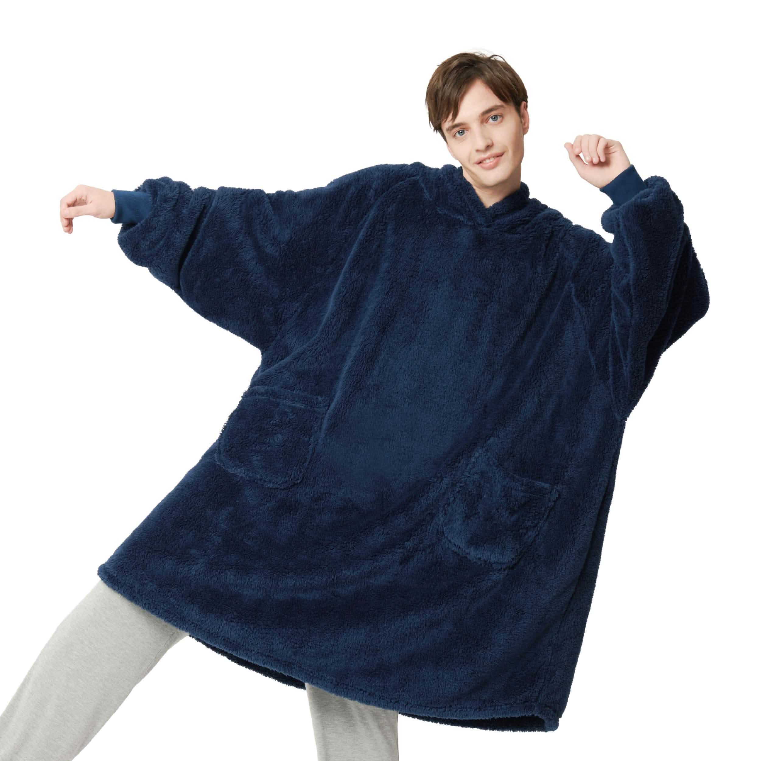 GentleSoft® Shaggy Sherpa Blanket Hoodie