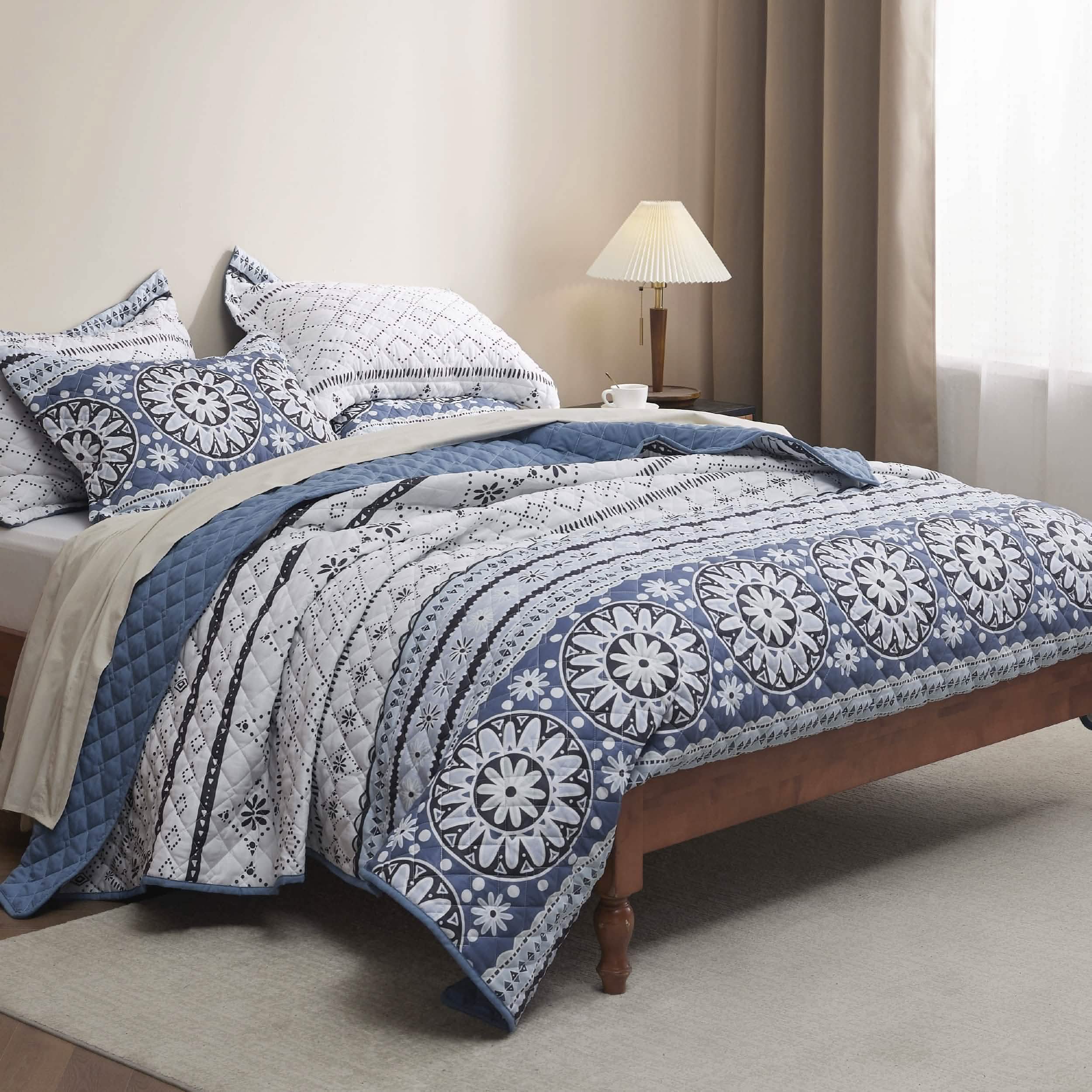 GentleSoft® Botanical Quilt Set