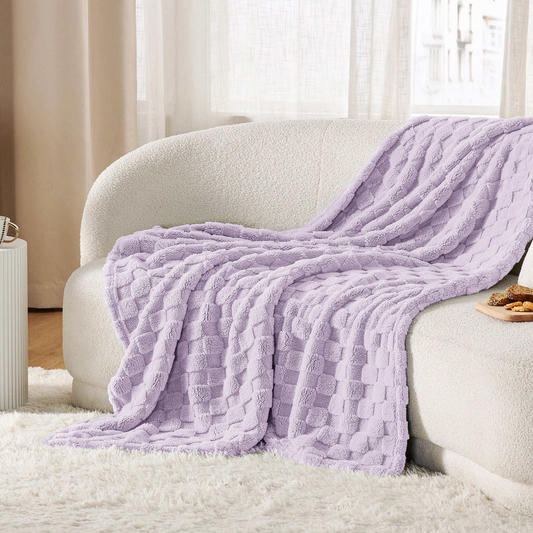 GentleSoft® Jacquard Shaggy Sherpa Blanket