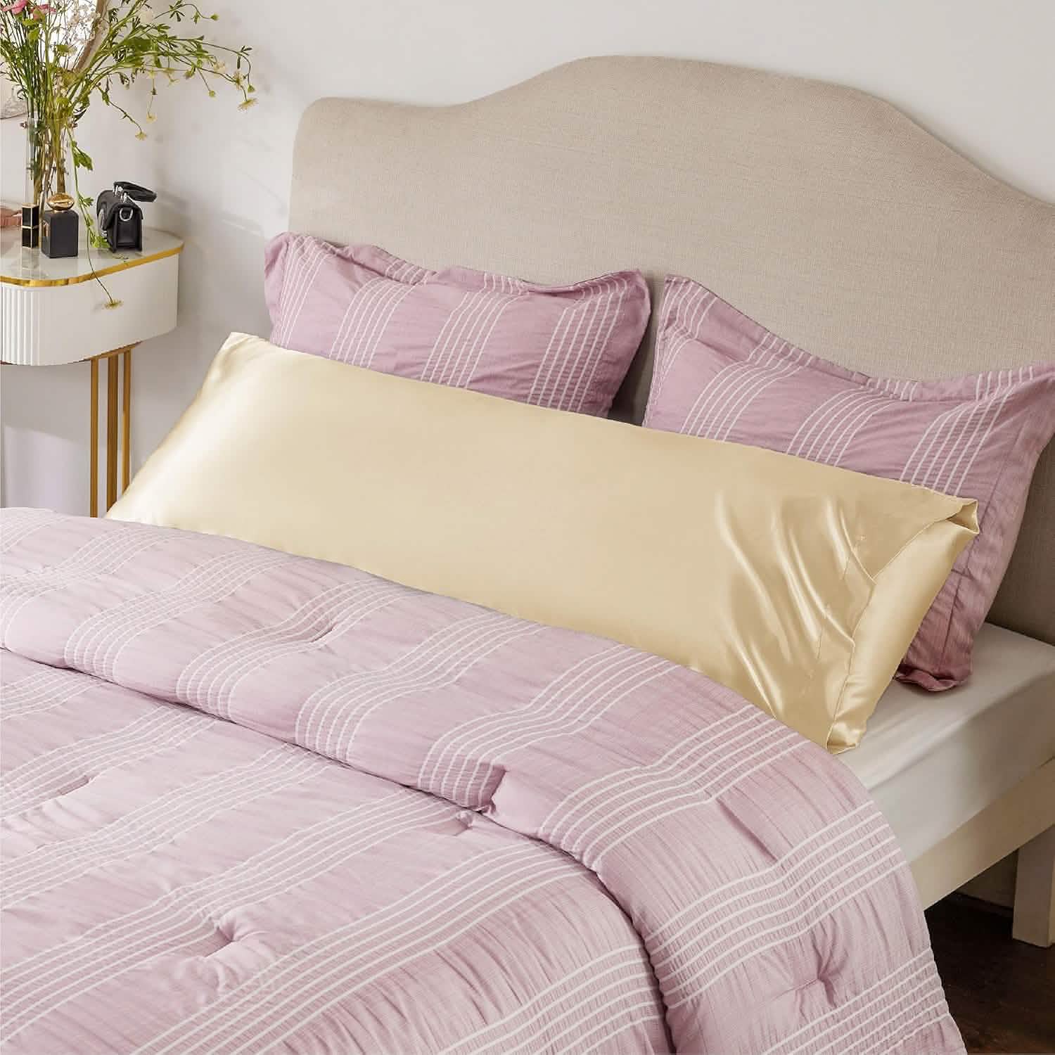 GentleSoft® Satin Body Pillowcases