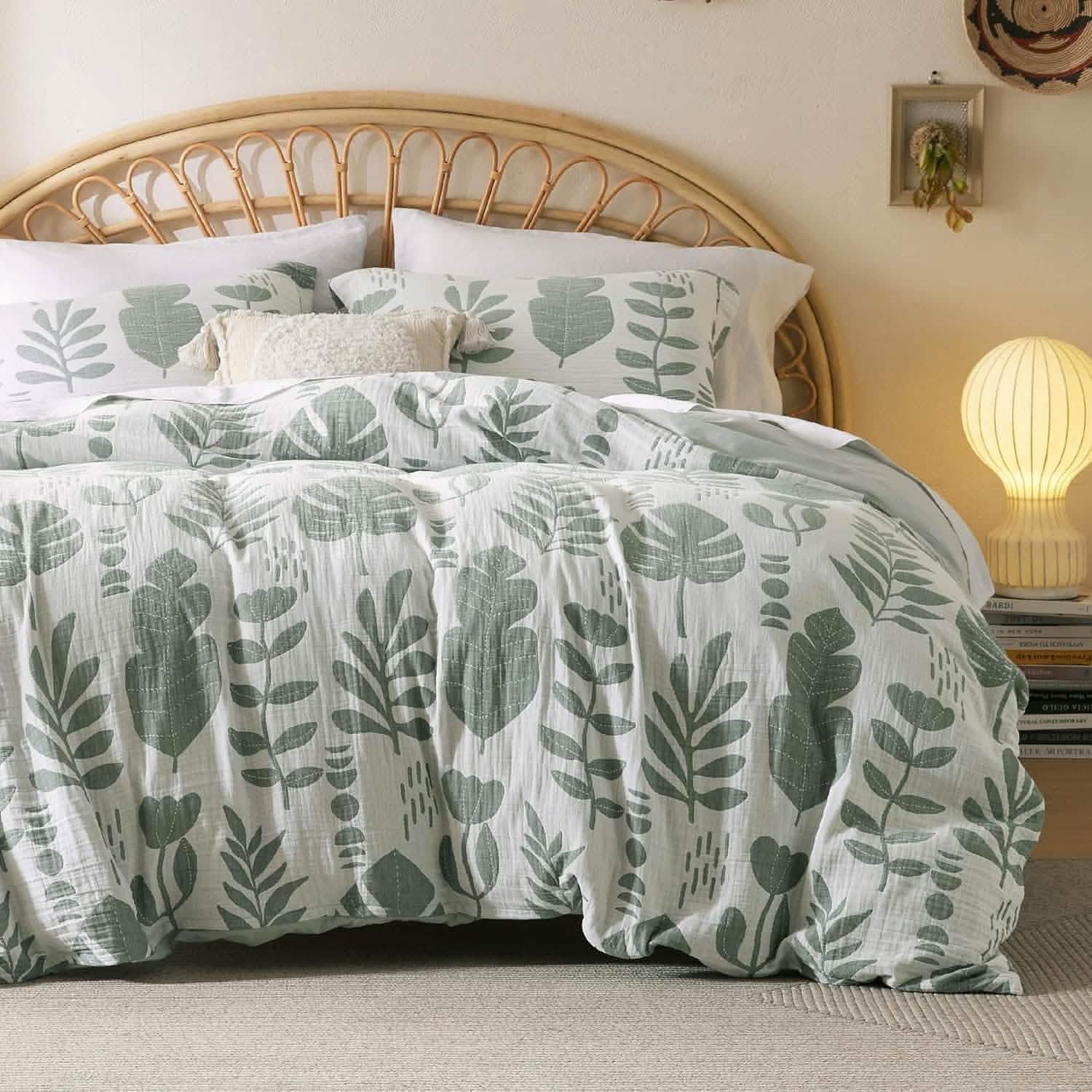 GentleSoft® Cotton Muslin Duvet Cover Set