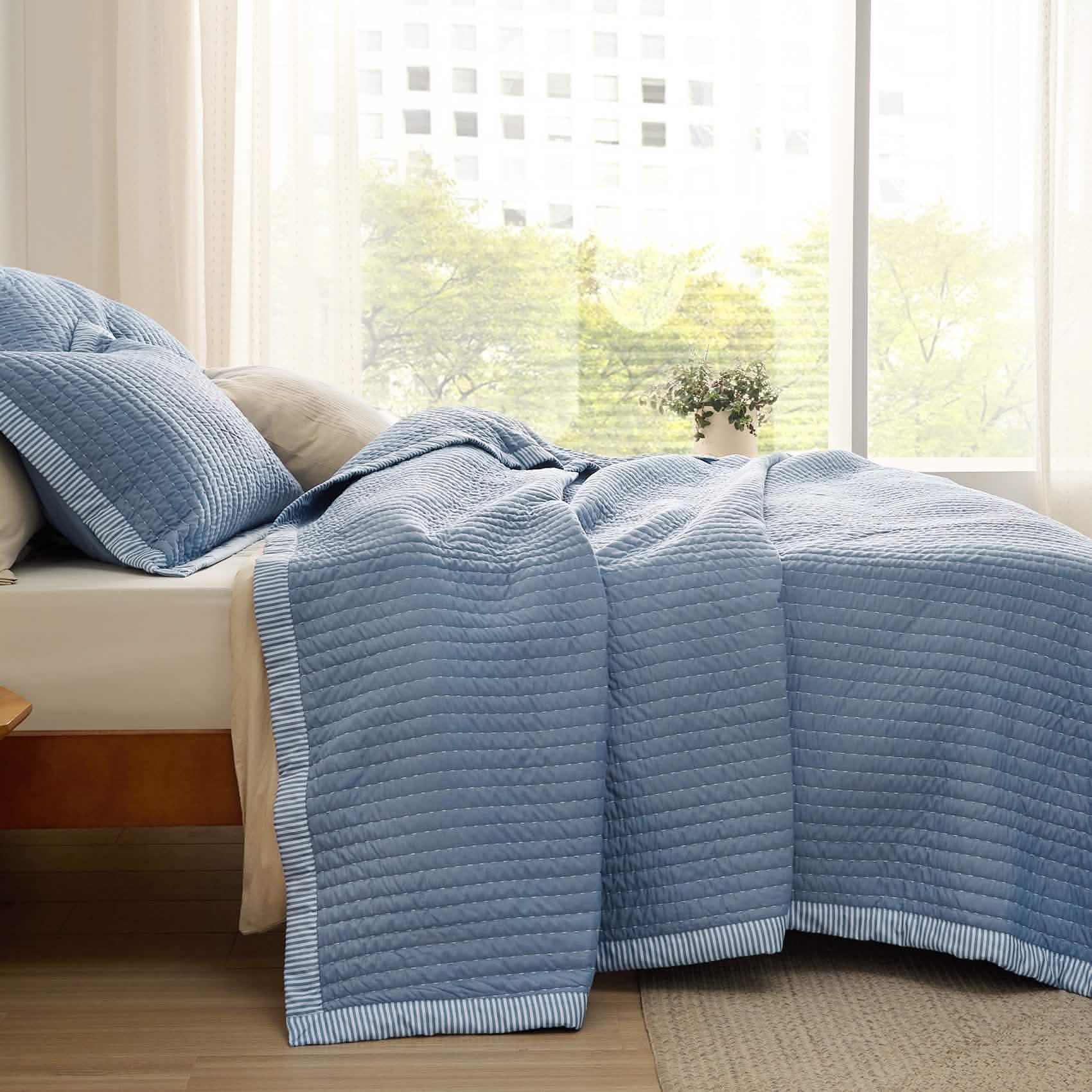 GentleSoft® Corduroy Pattern Quilt Set
