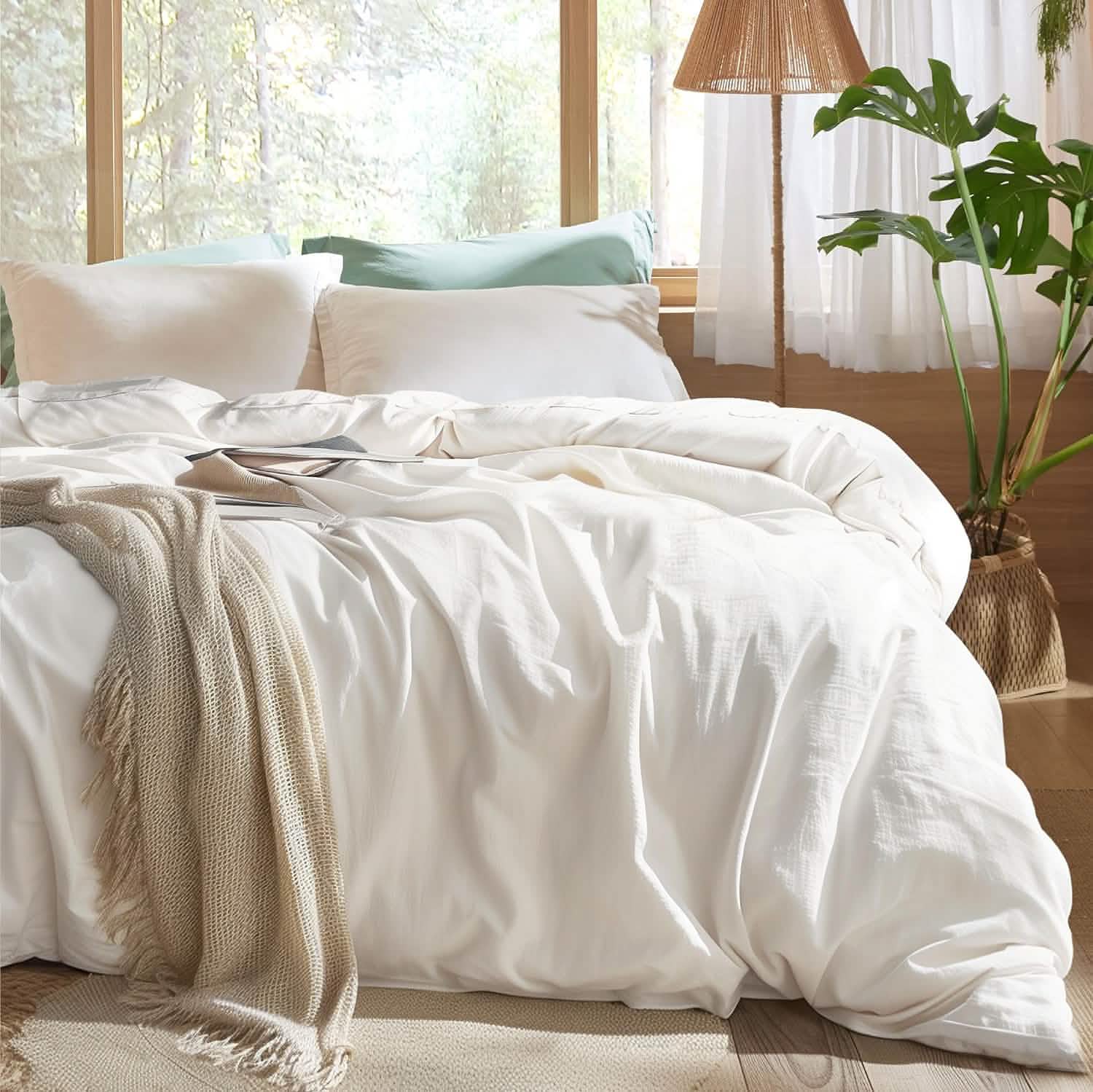 GentleSoft® 100% Muslin Duvet Cover Set