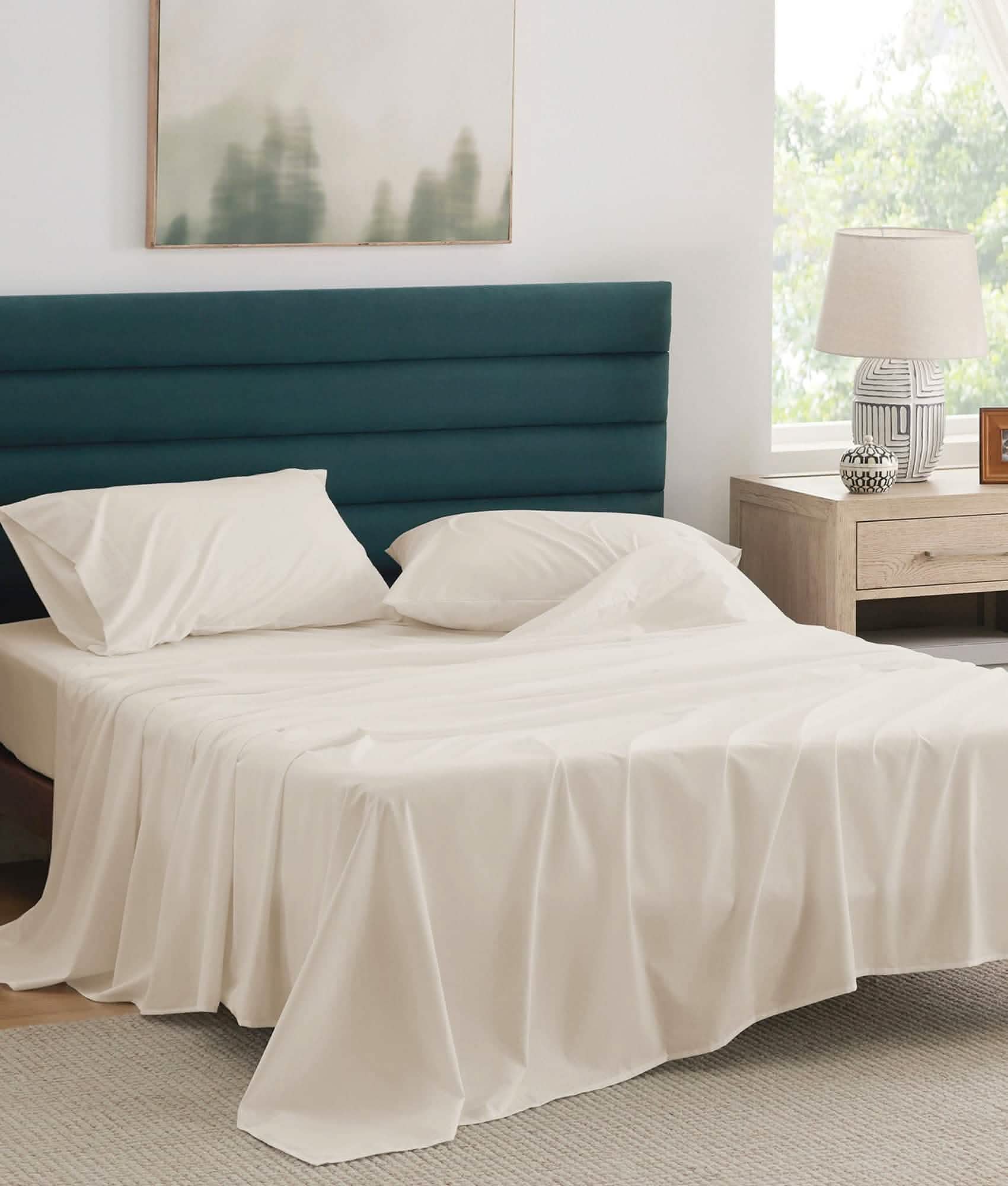 GentleSoft® Cotton Percale Weave Sheet Set