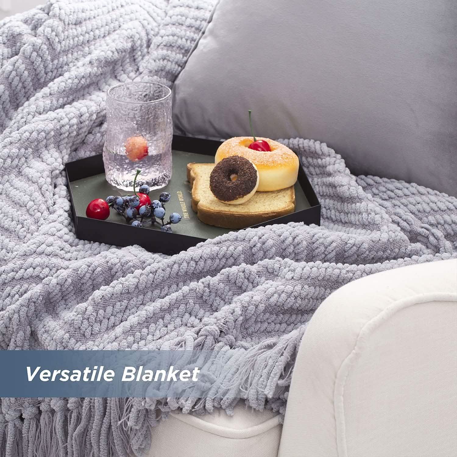 GentleSoft® GentleSoft Versatile Knit Woven Chenille Blanket