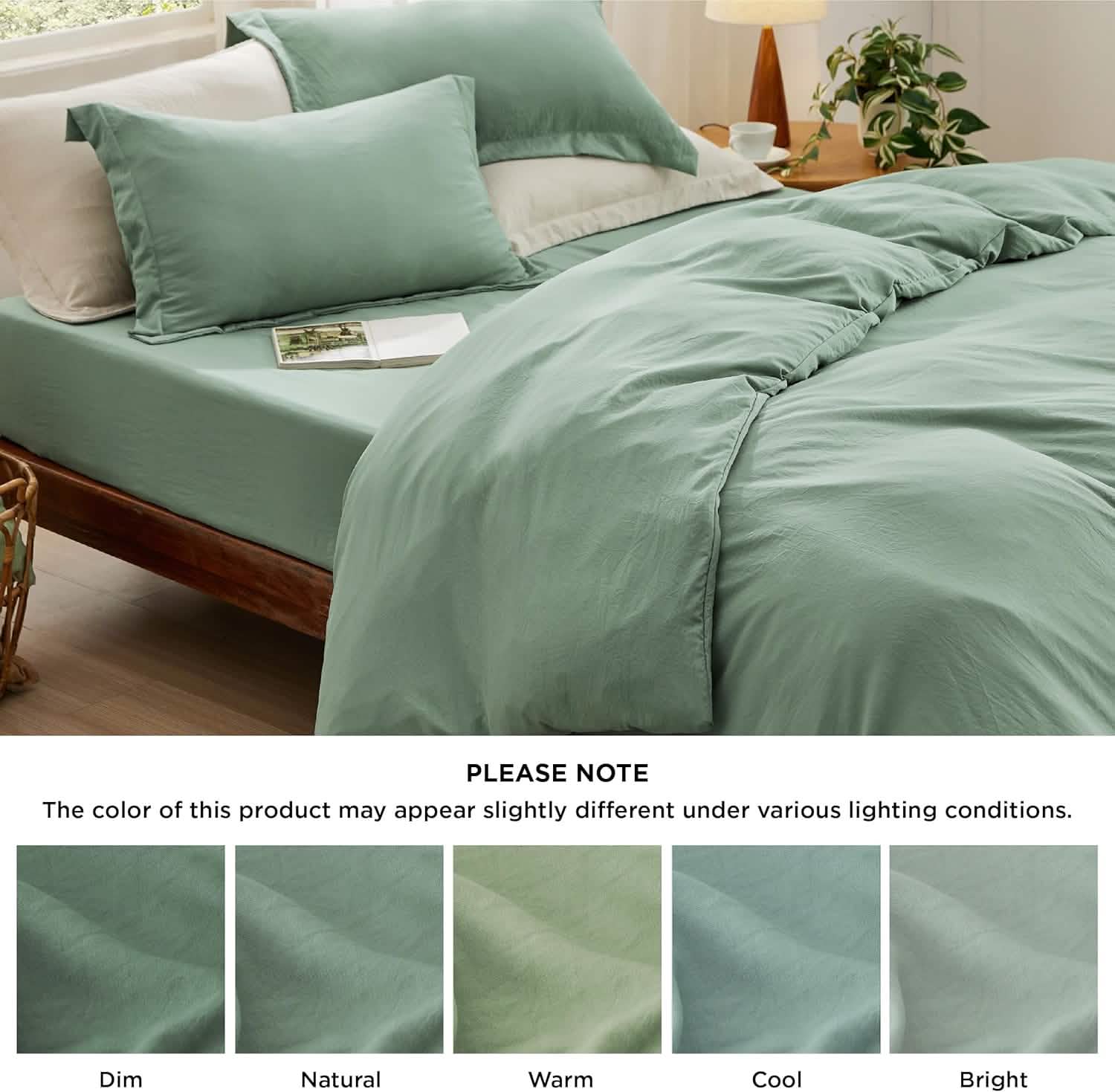 GentleSoft® Prewashed Microfiber Duvet Cover Set