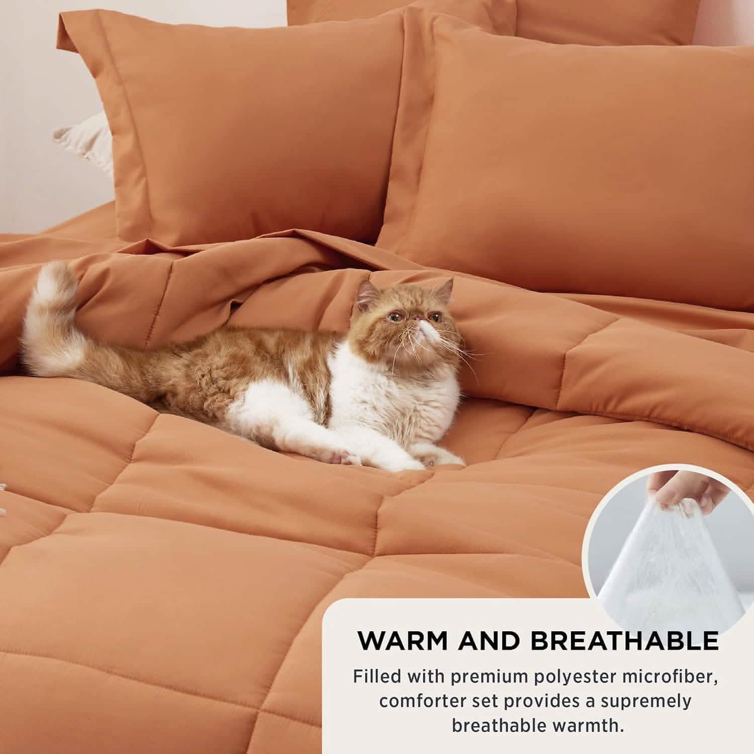 GentleSoft® Comforter Set - 7 Pieces Solid