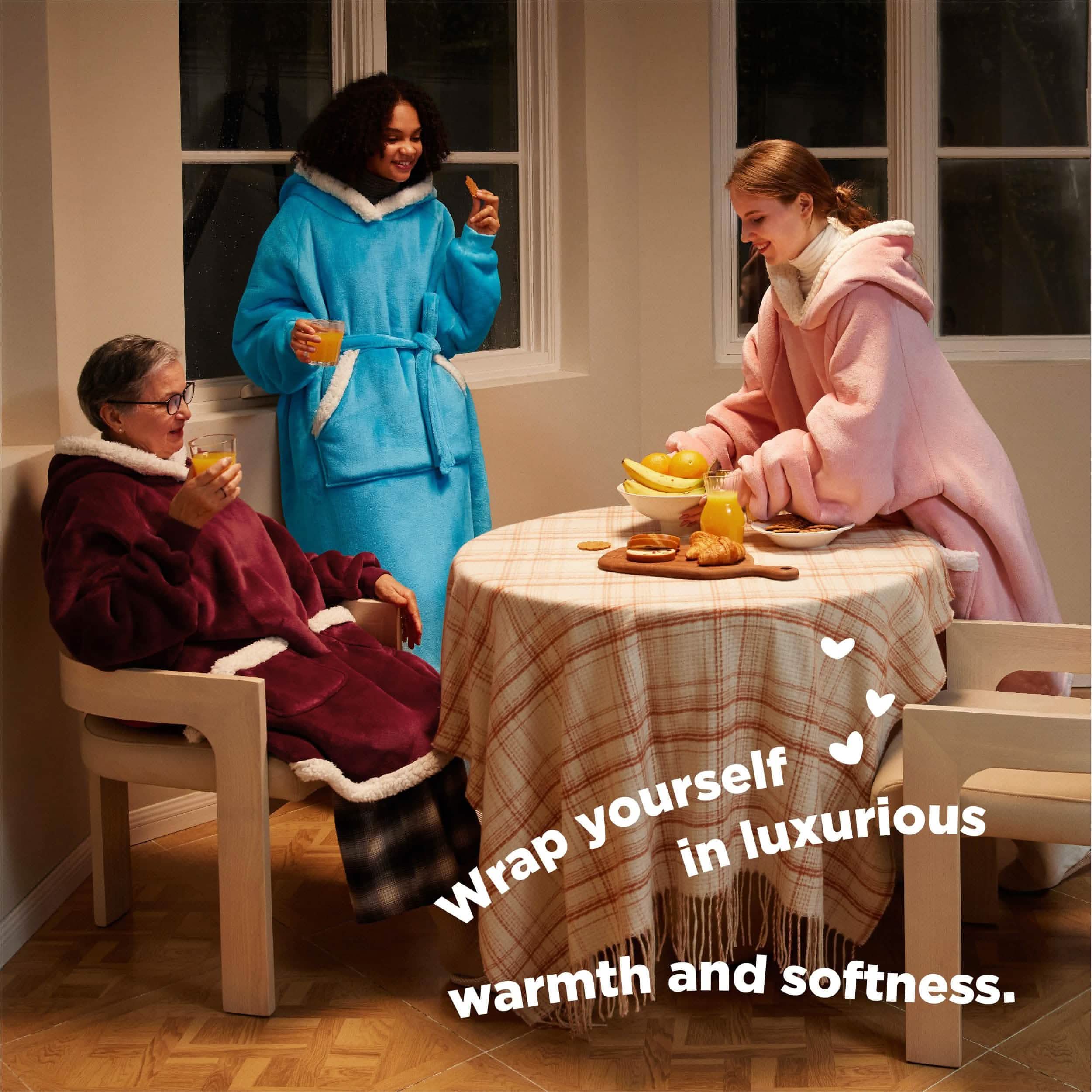 GentleSoft® Sherpa Fleece Wearable Blanket