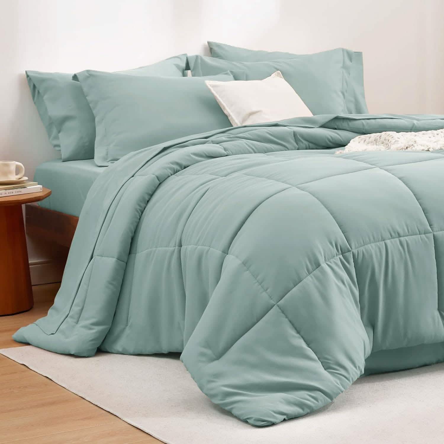 GentleSoft® Comforter Set - 7 Pieces Solid