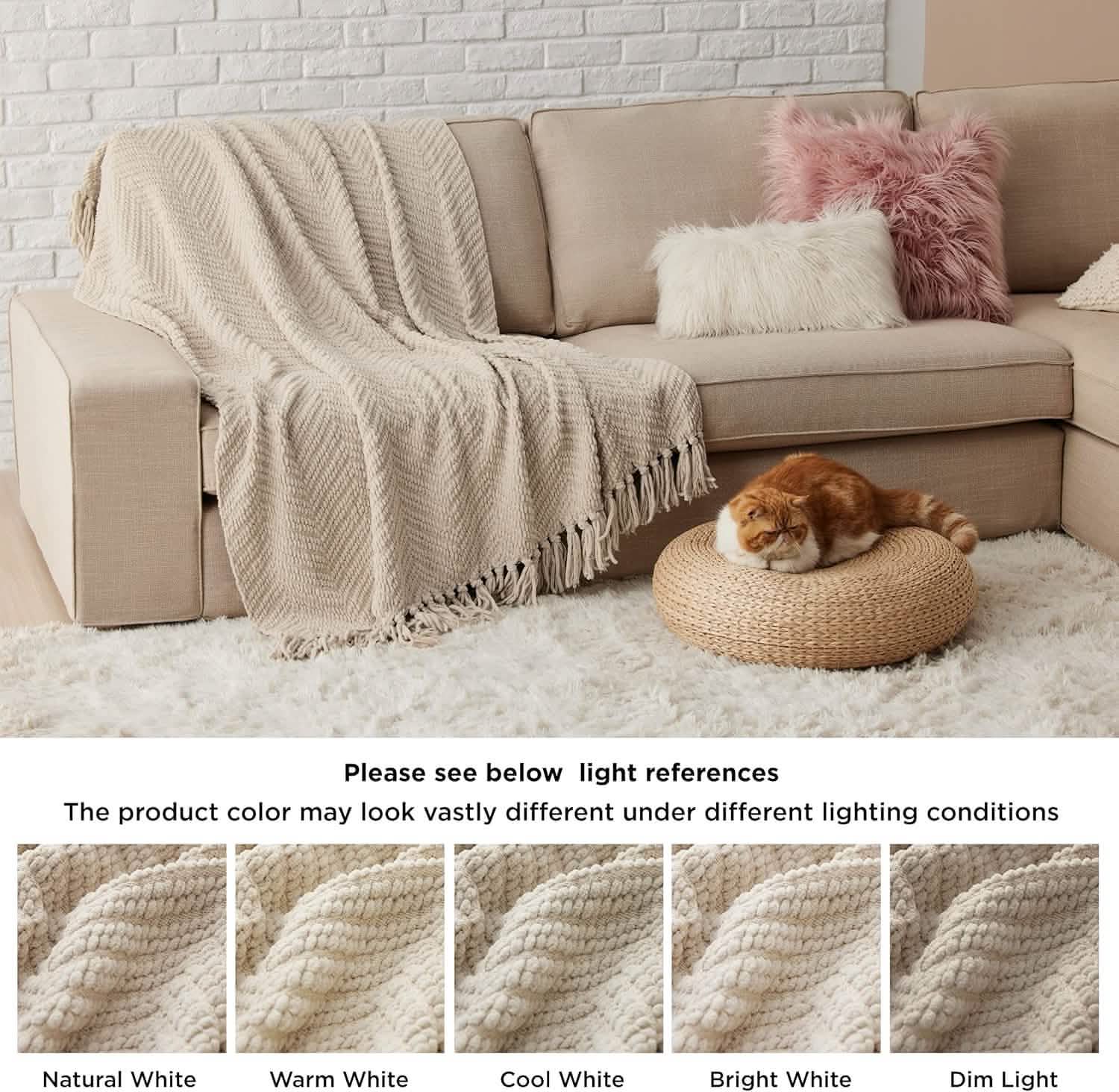 GentleSoft® GentleSoft Versatile Knit Woven Chenille Blanket