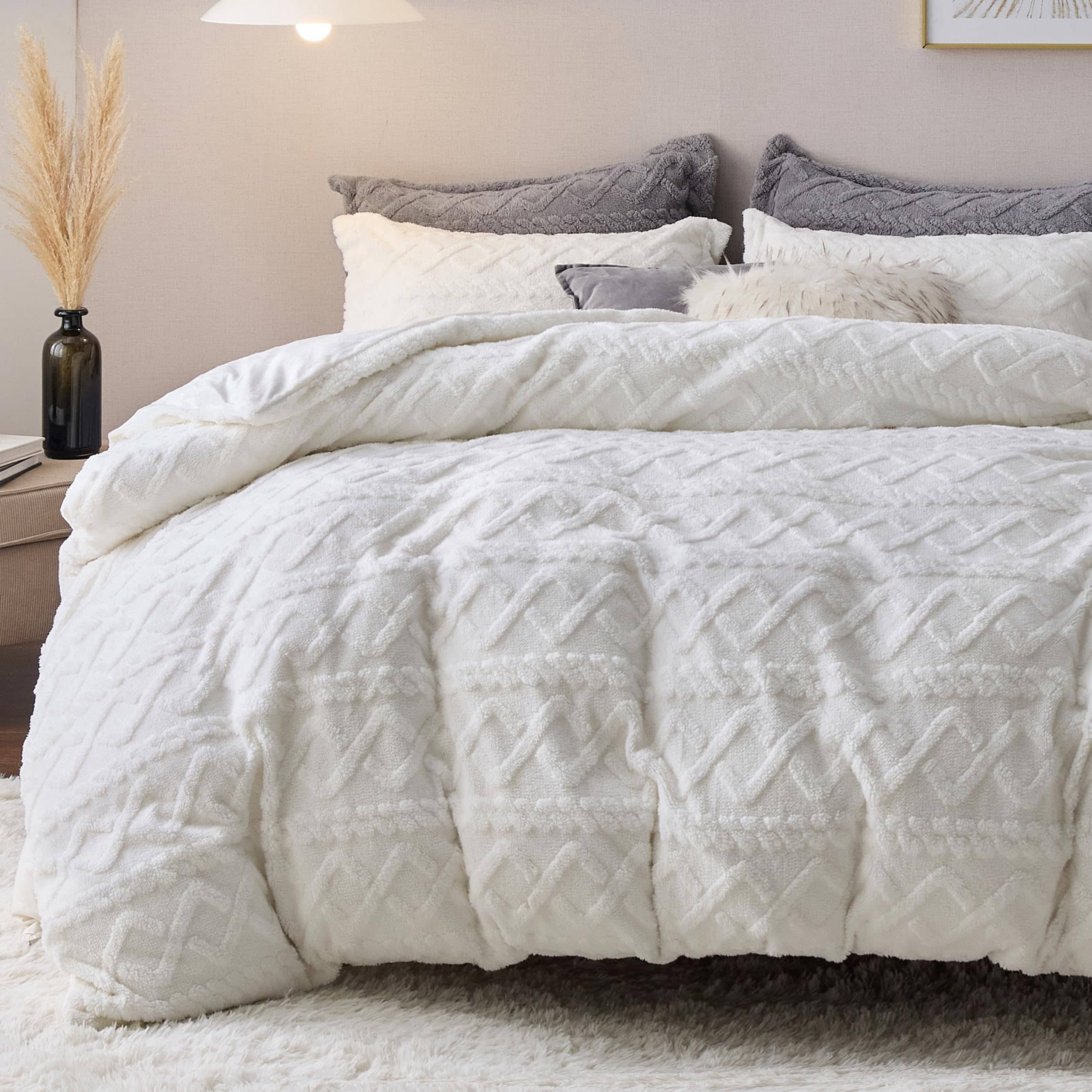 GentleSoft® Fluffy Boho Duvet Cover Set