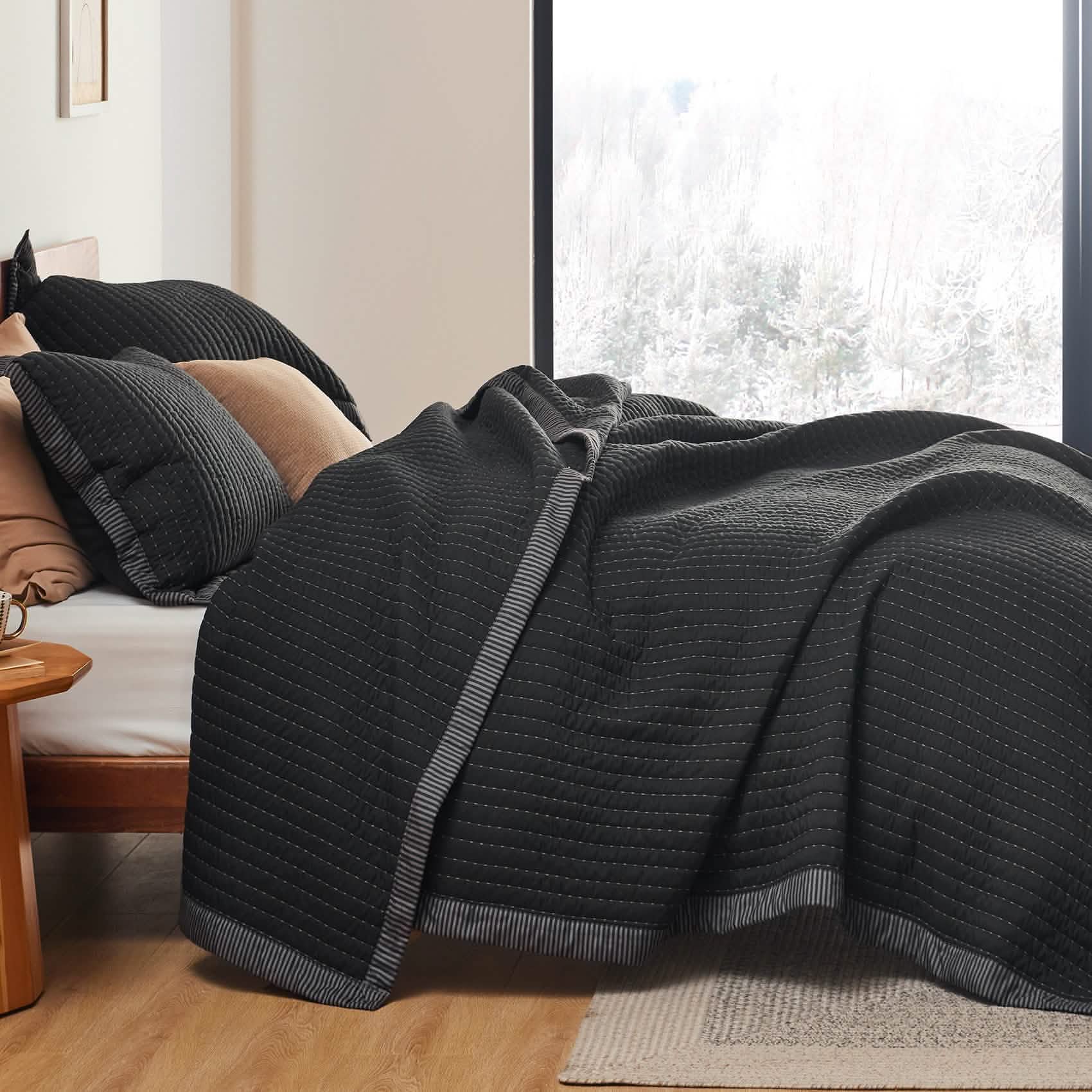 GentleSoft® Corduroy Pattern Quilt Set